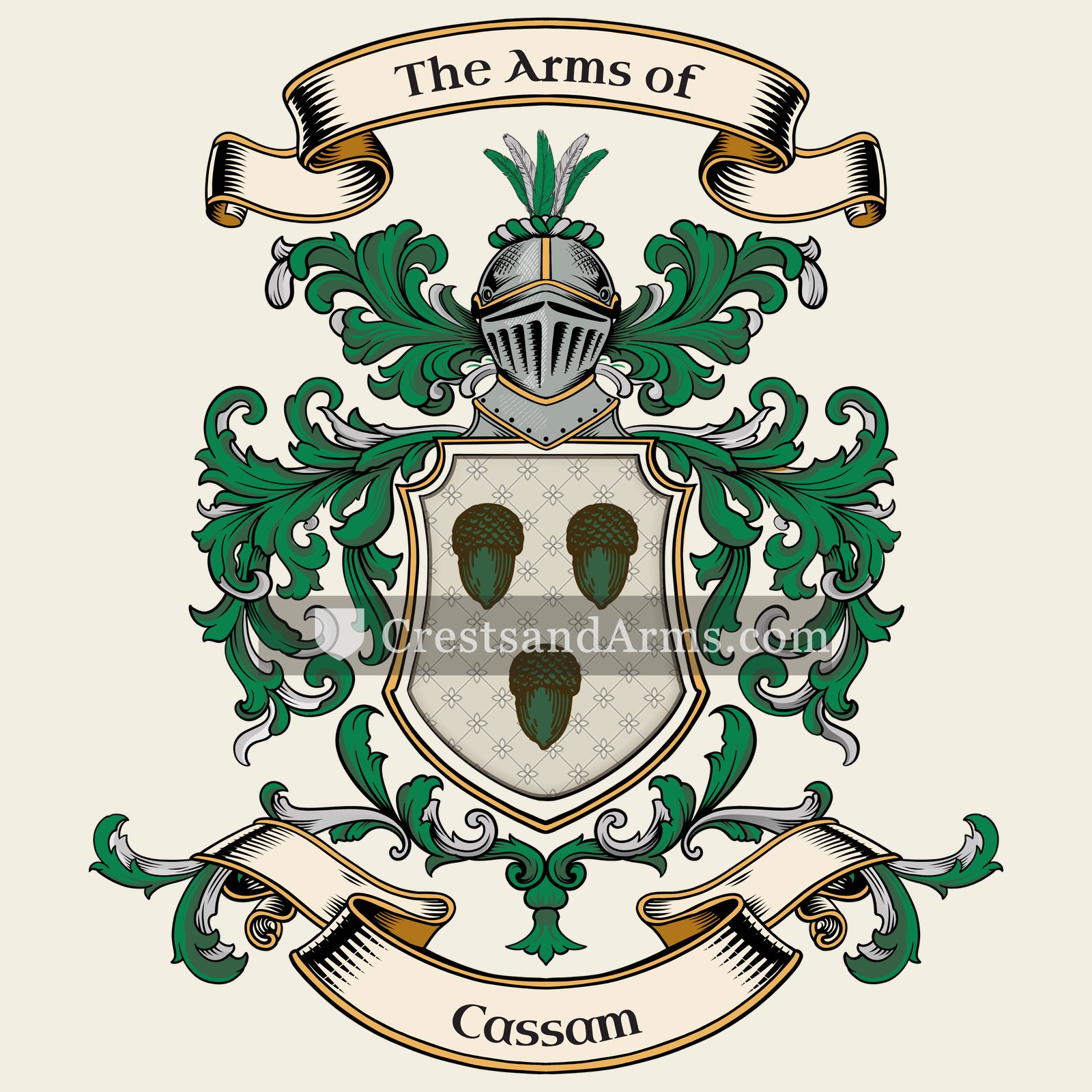 The Cassam coat of arms