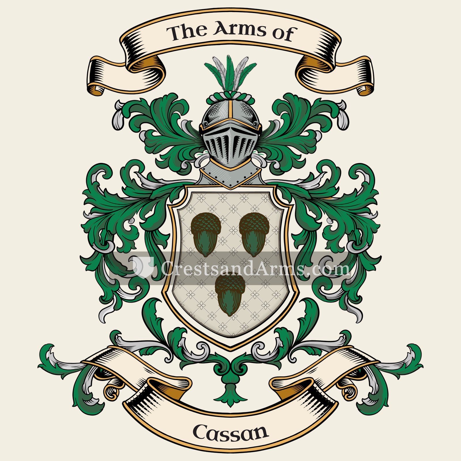 The Cassan coat of arms