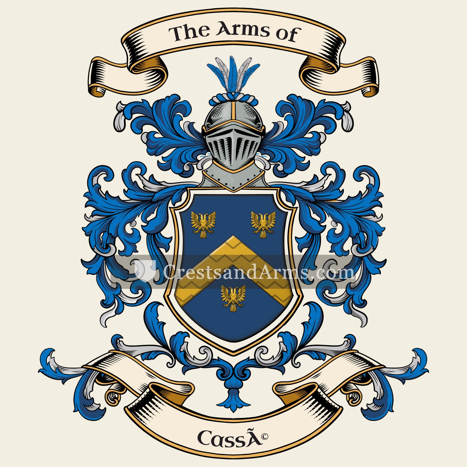 The Cassé coat of arms
