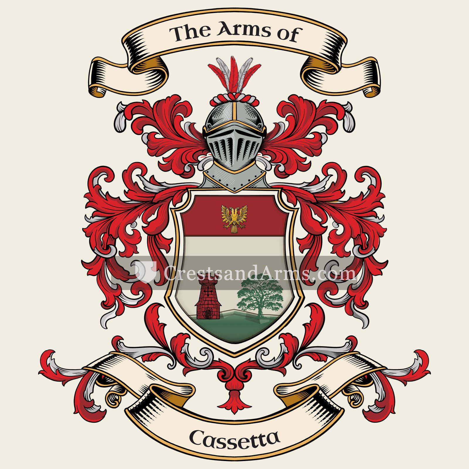 The Cassetta coat of arms