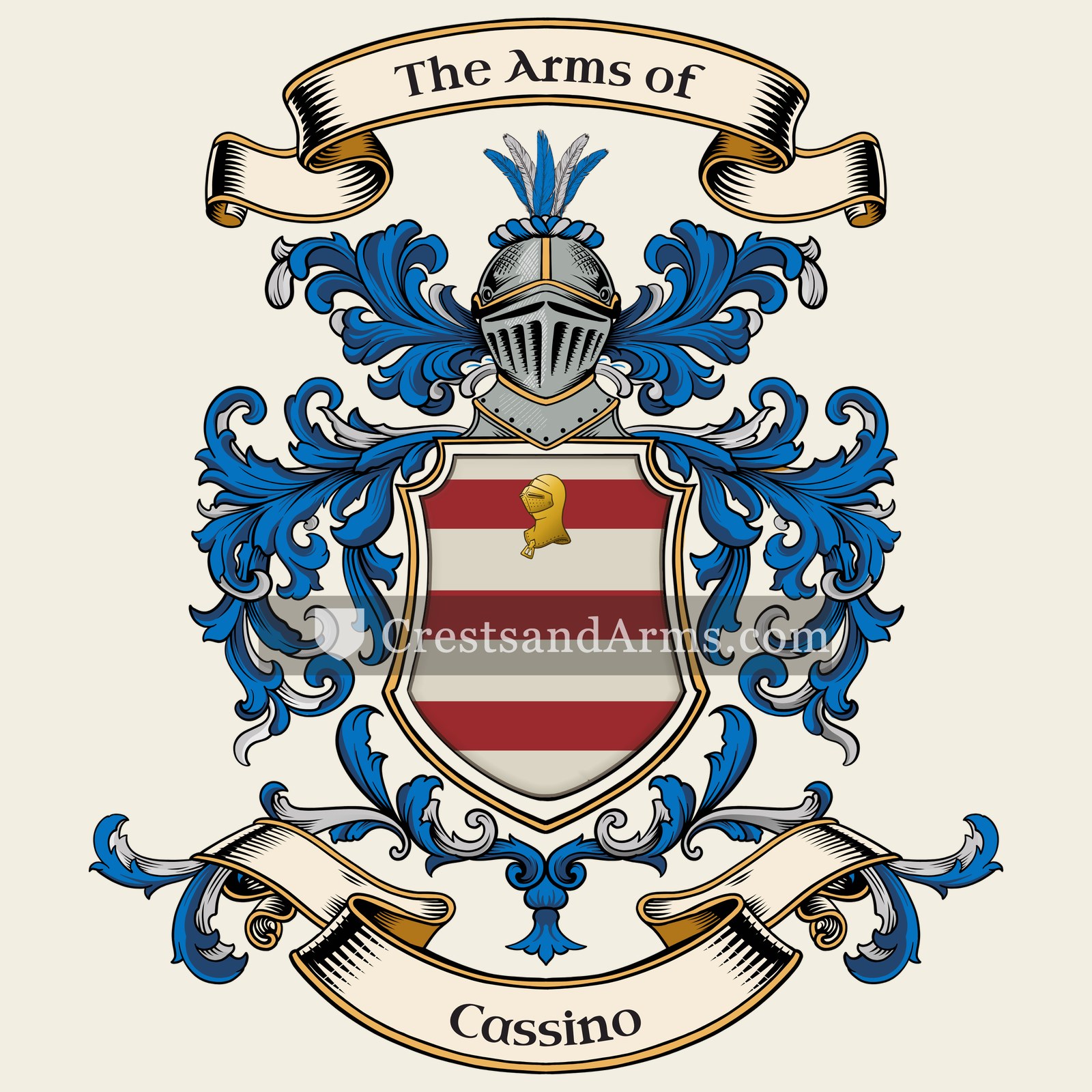 The Cassino coat of arms