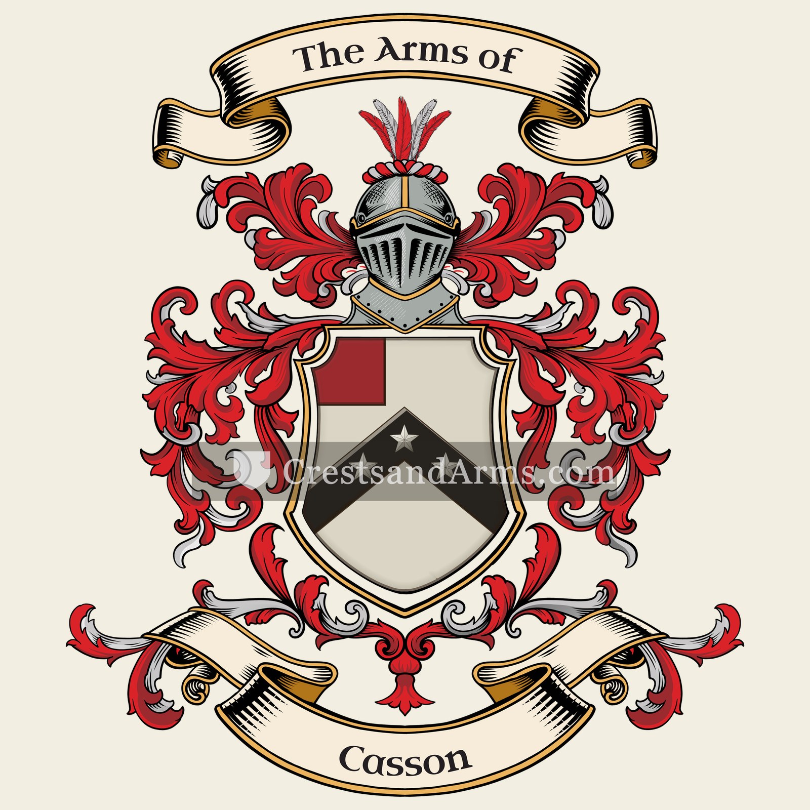 The Casson coat of arms