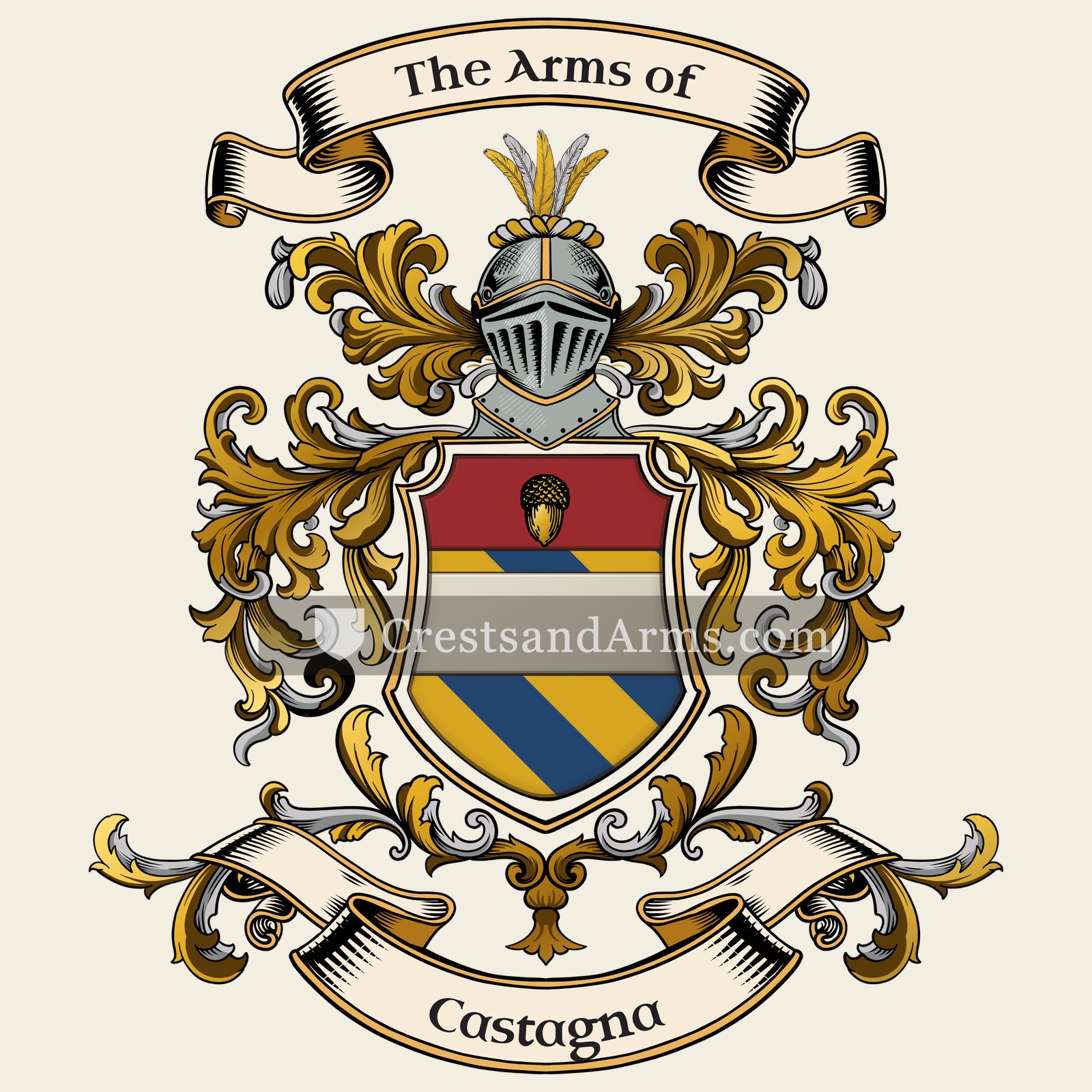 The Castagna coat of arms