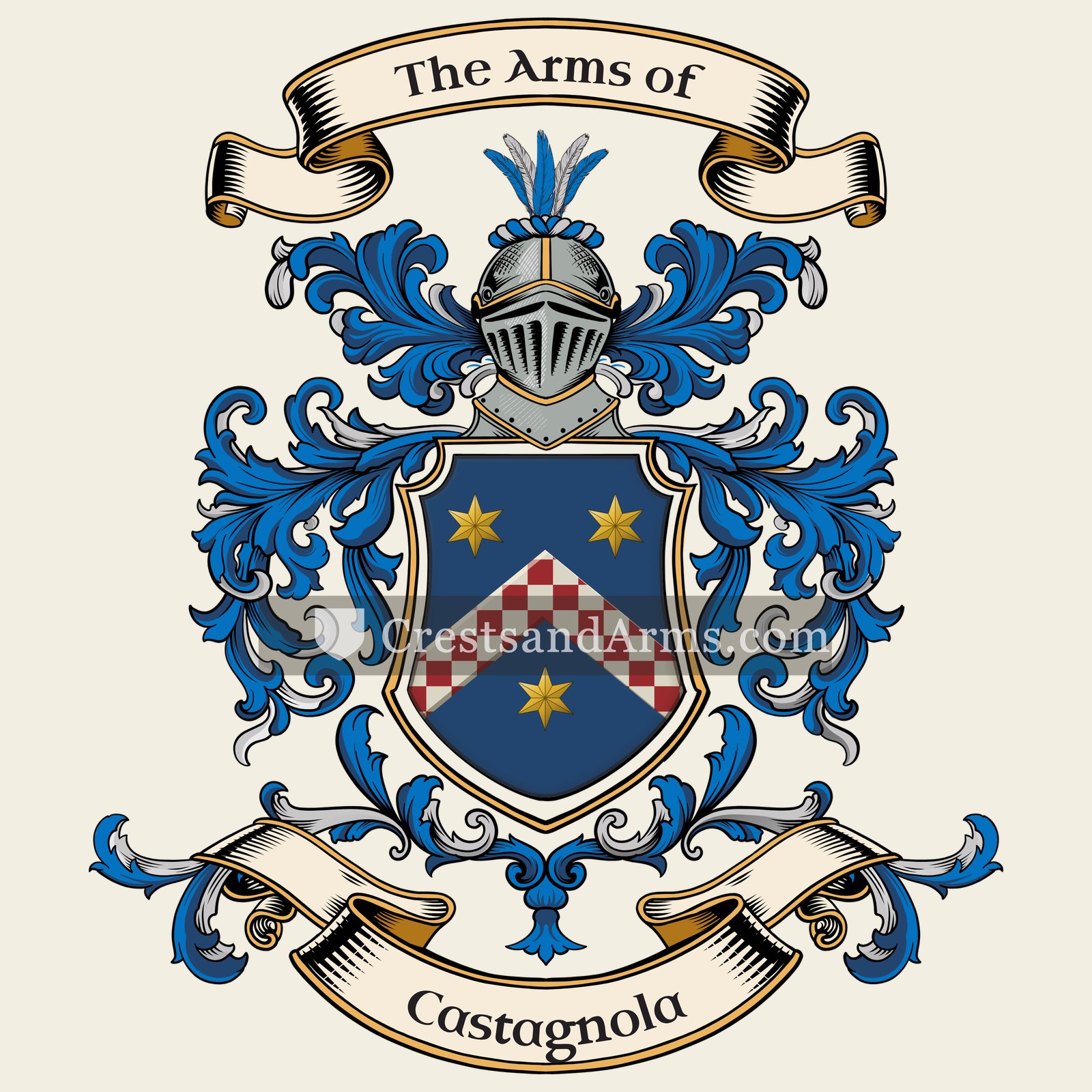 The Castagnola coat of arms