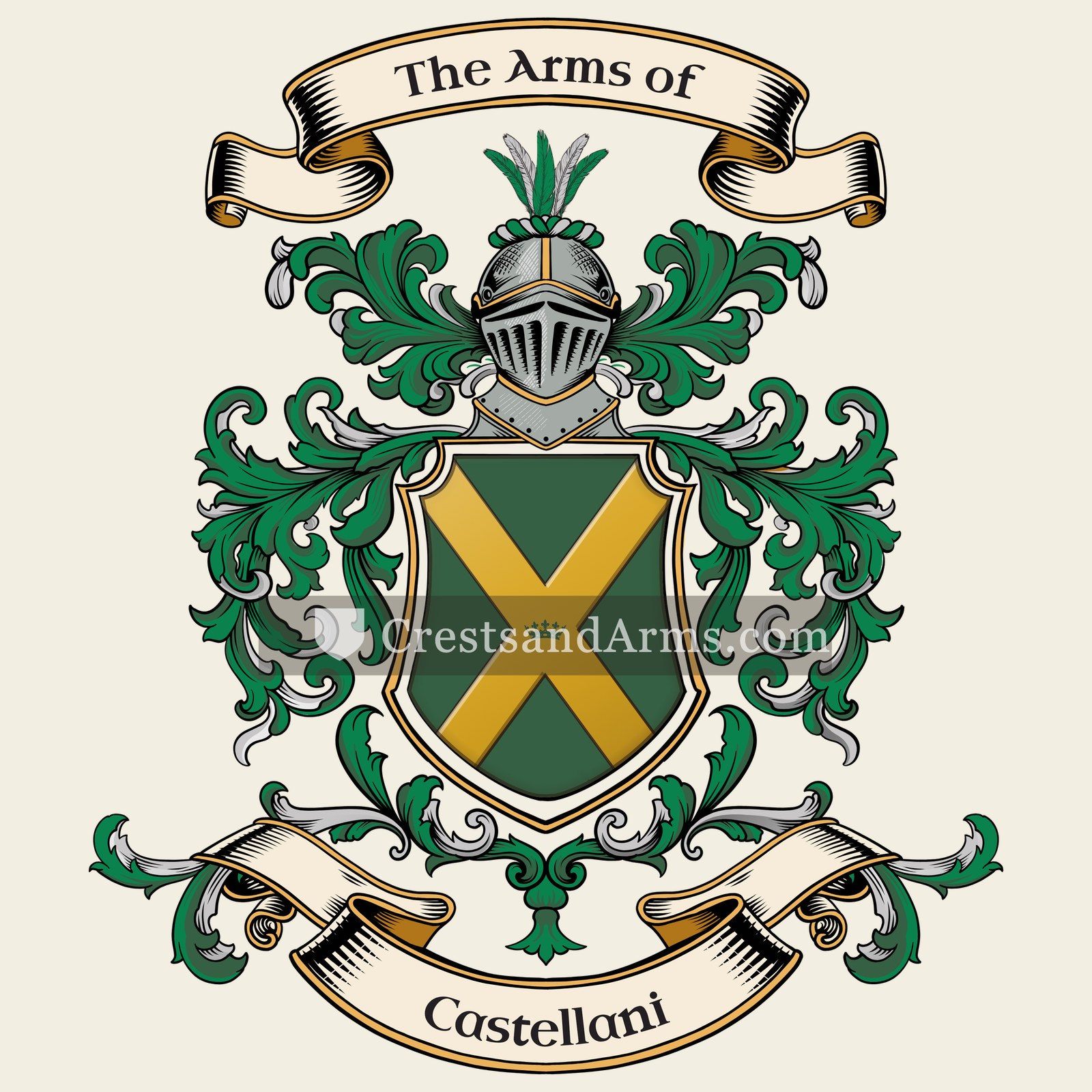 The Castellani coat of arms