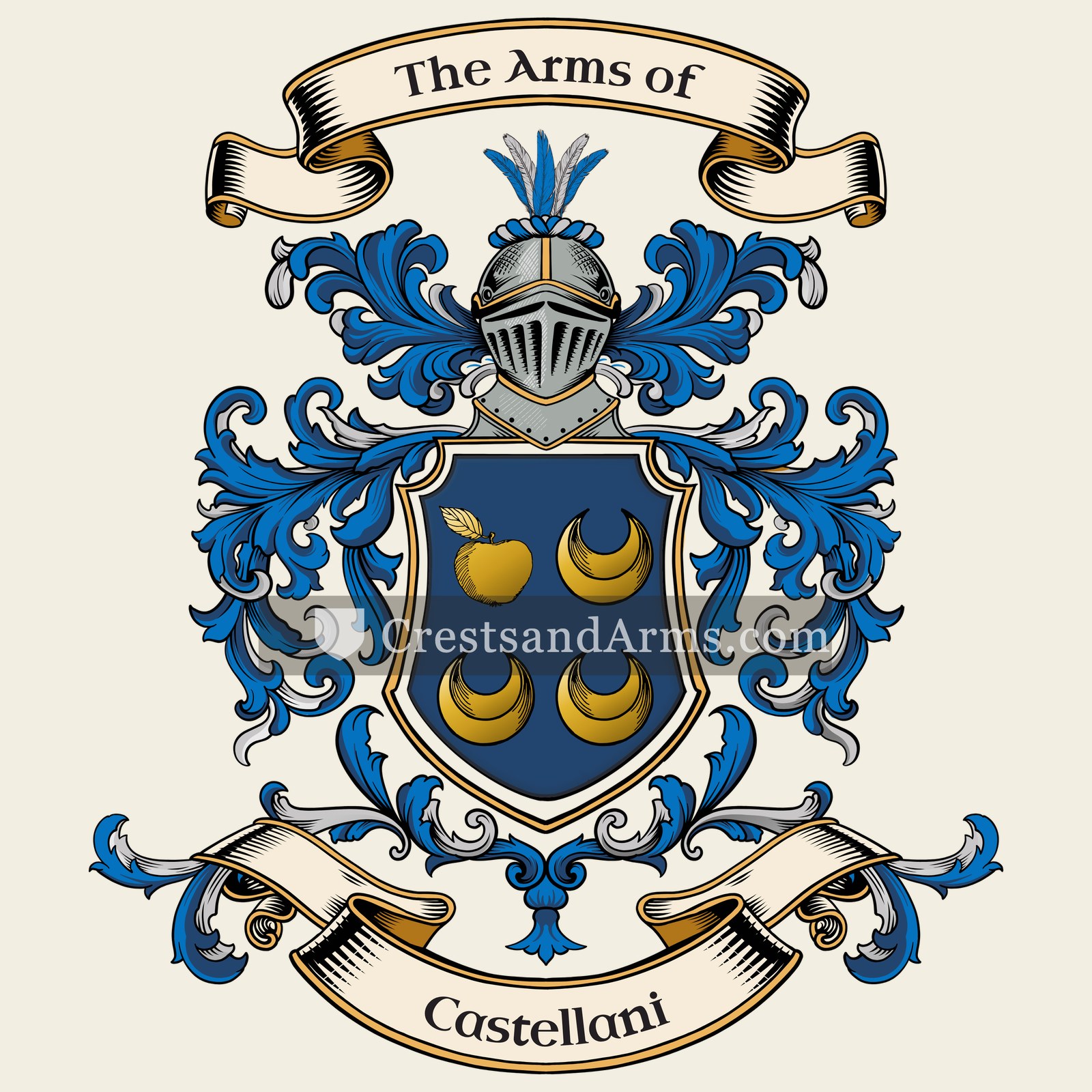 The Castellani coat of arms