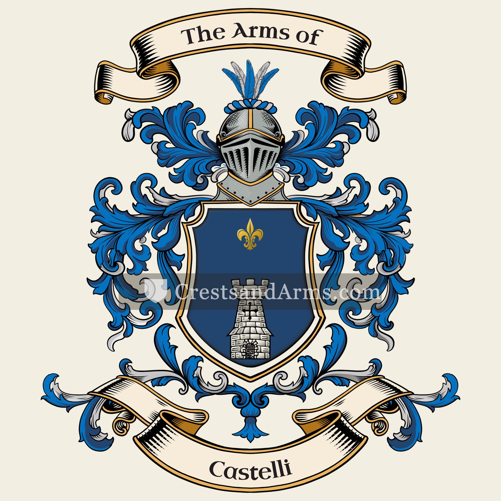 The Castelli coat of arms