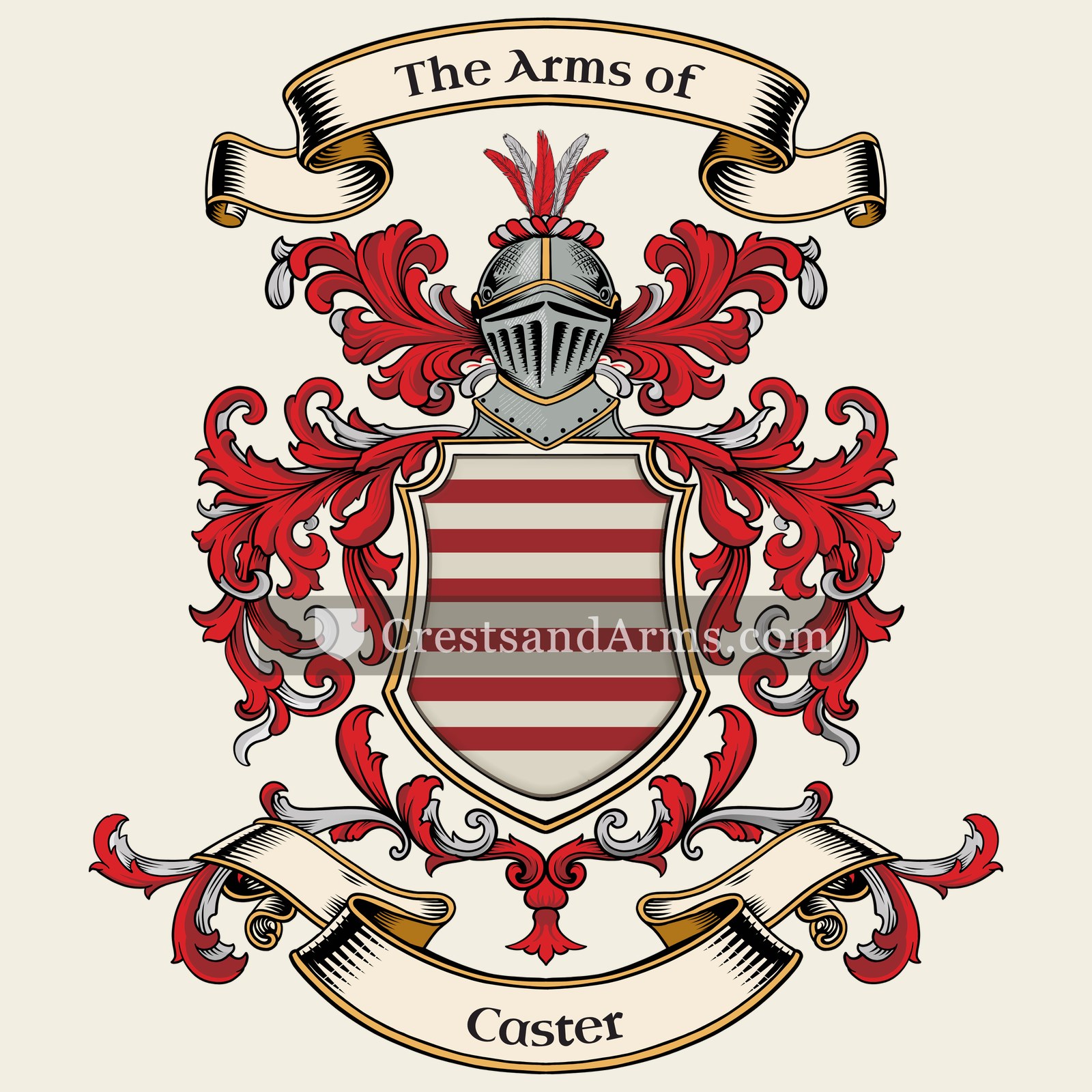 The Caster coat of arms