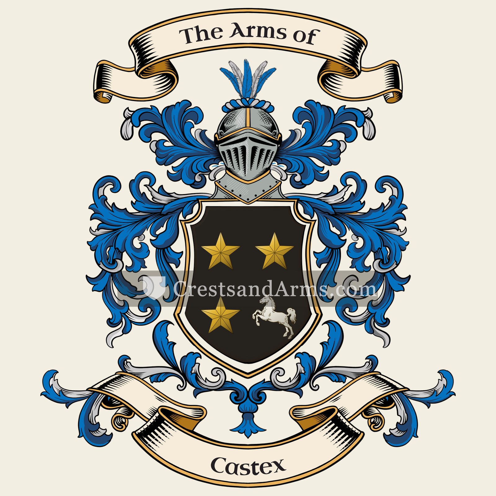 The Castex coat of arms