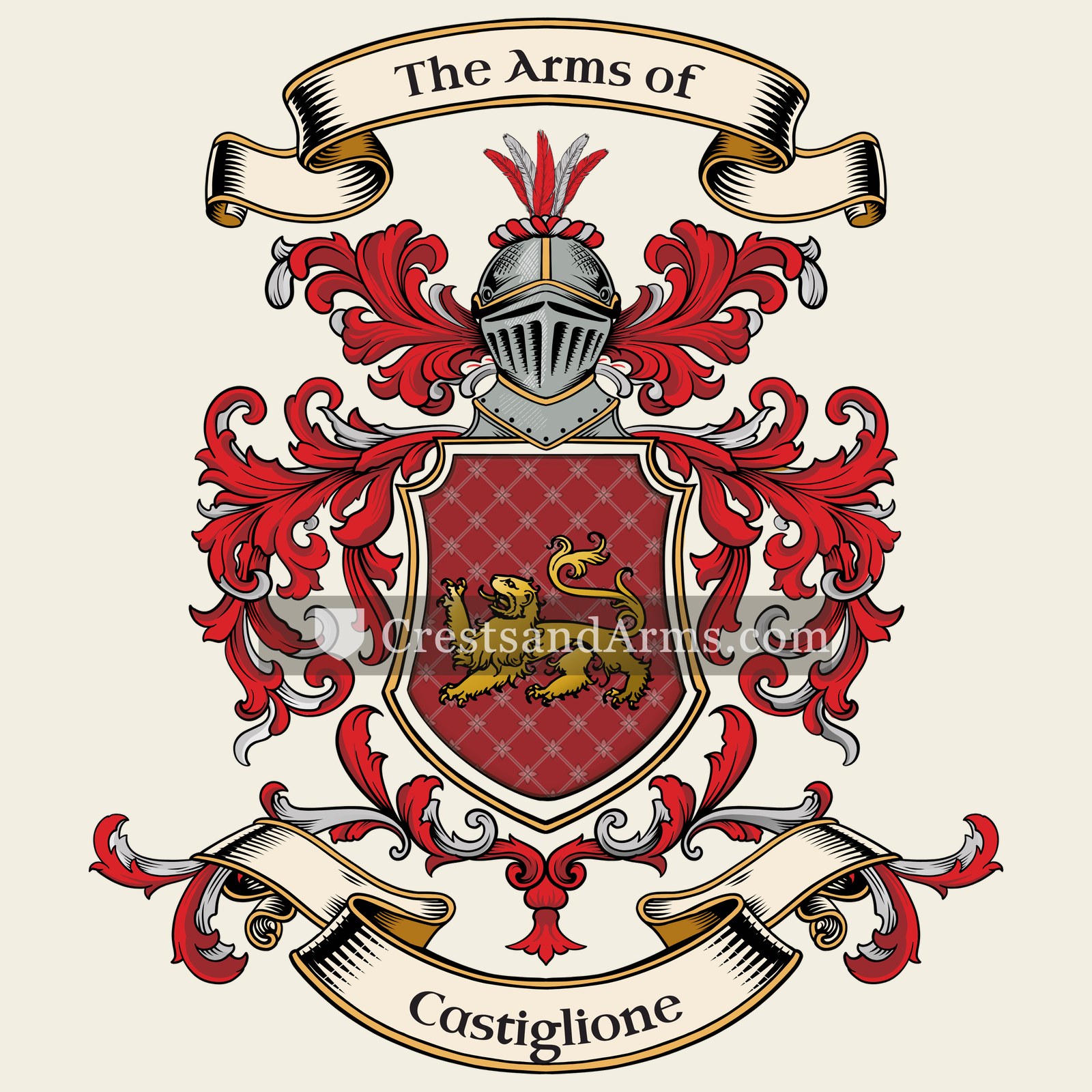 The Castiglione coat of arms