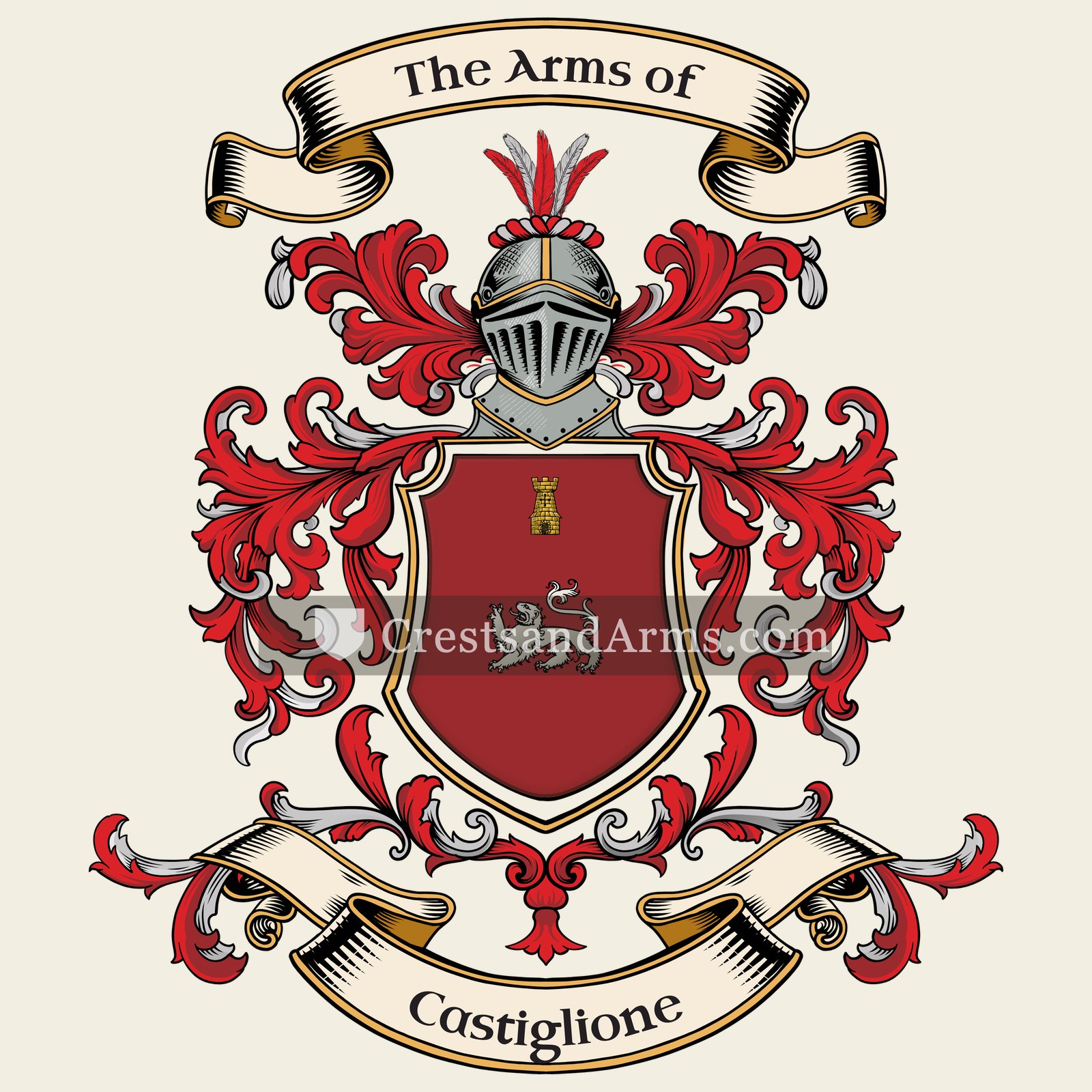 The Castiglione coat of arms