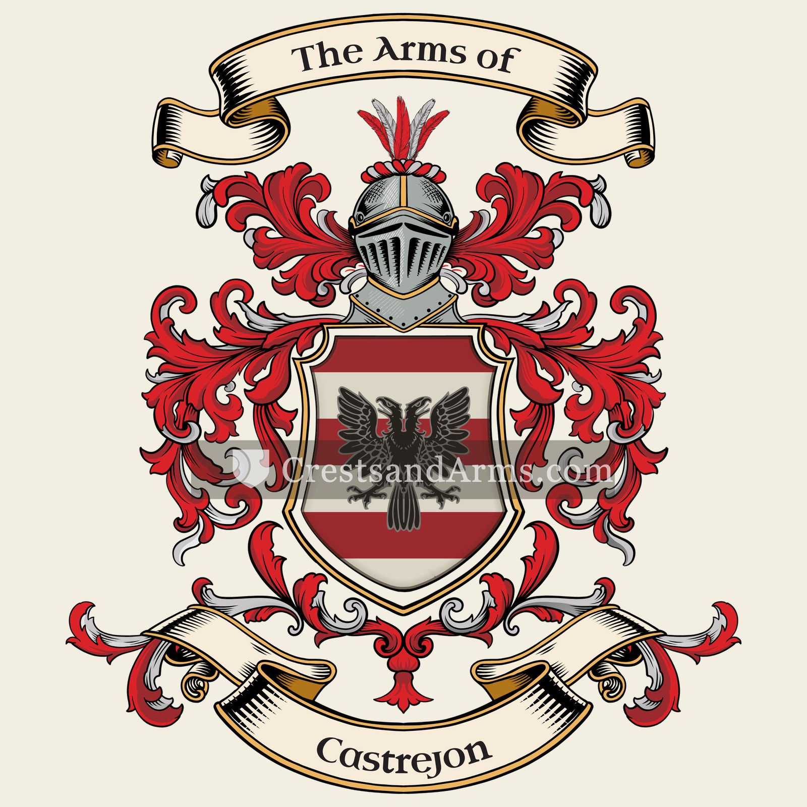 The Castrejon coat of arms