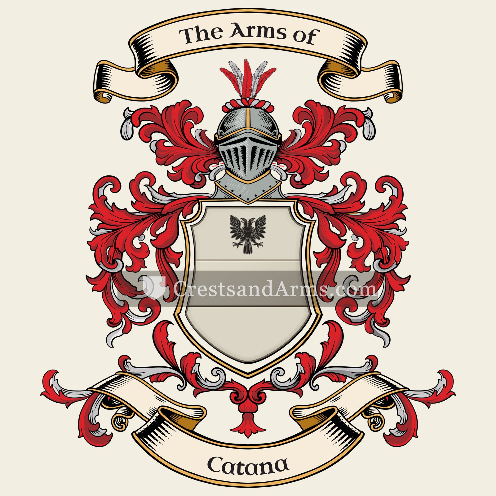 The Catana coat of arms