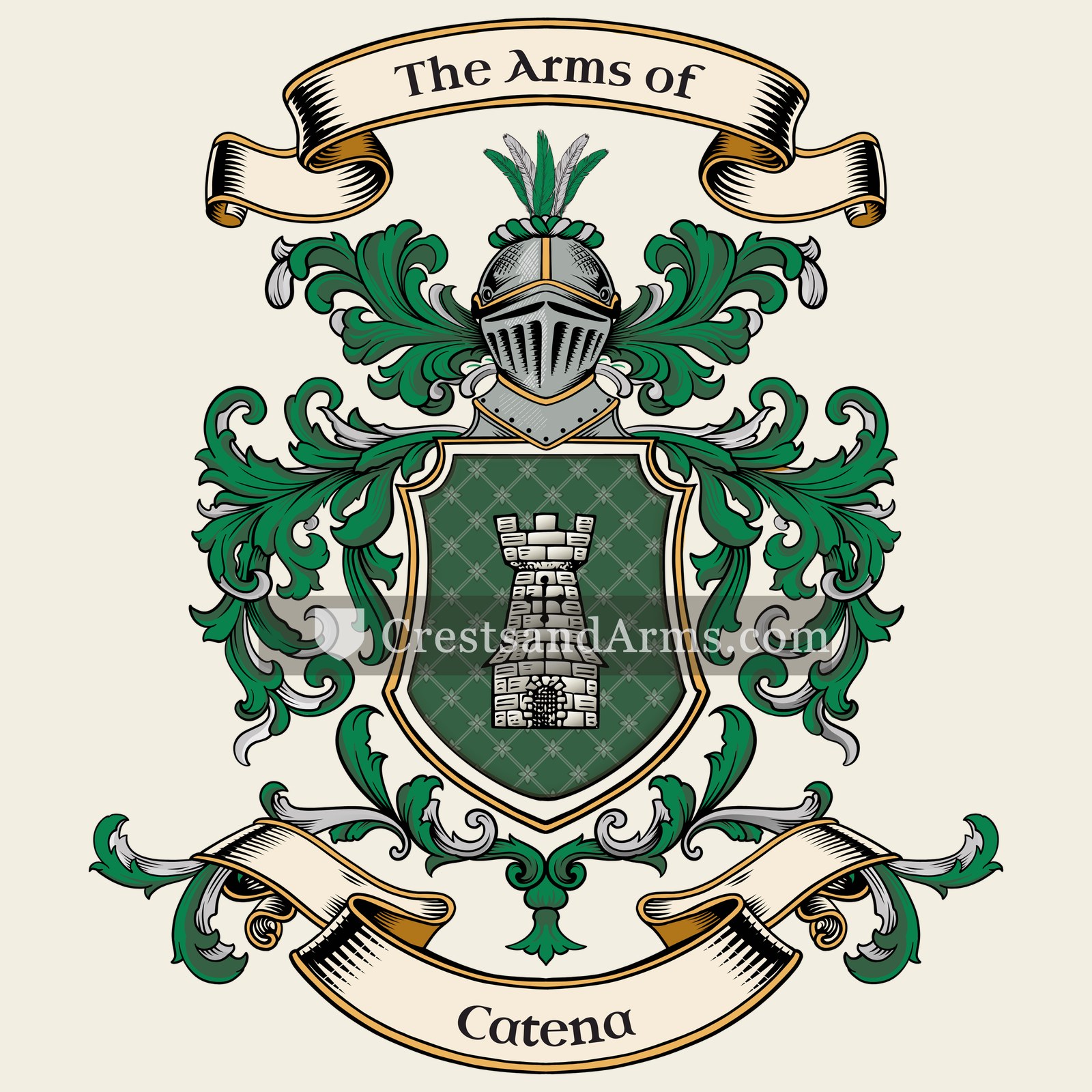 The Catena coat of arms