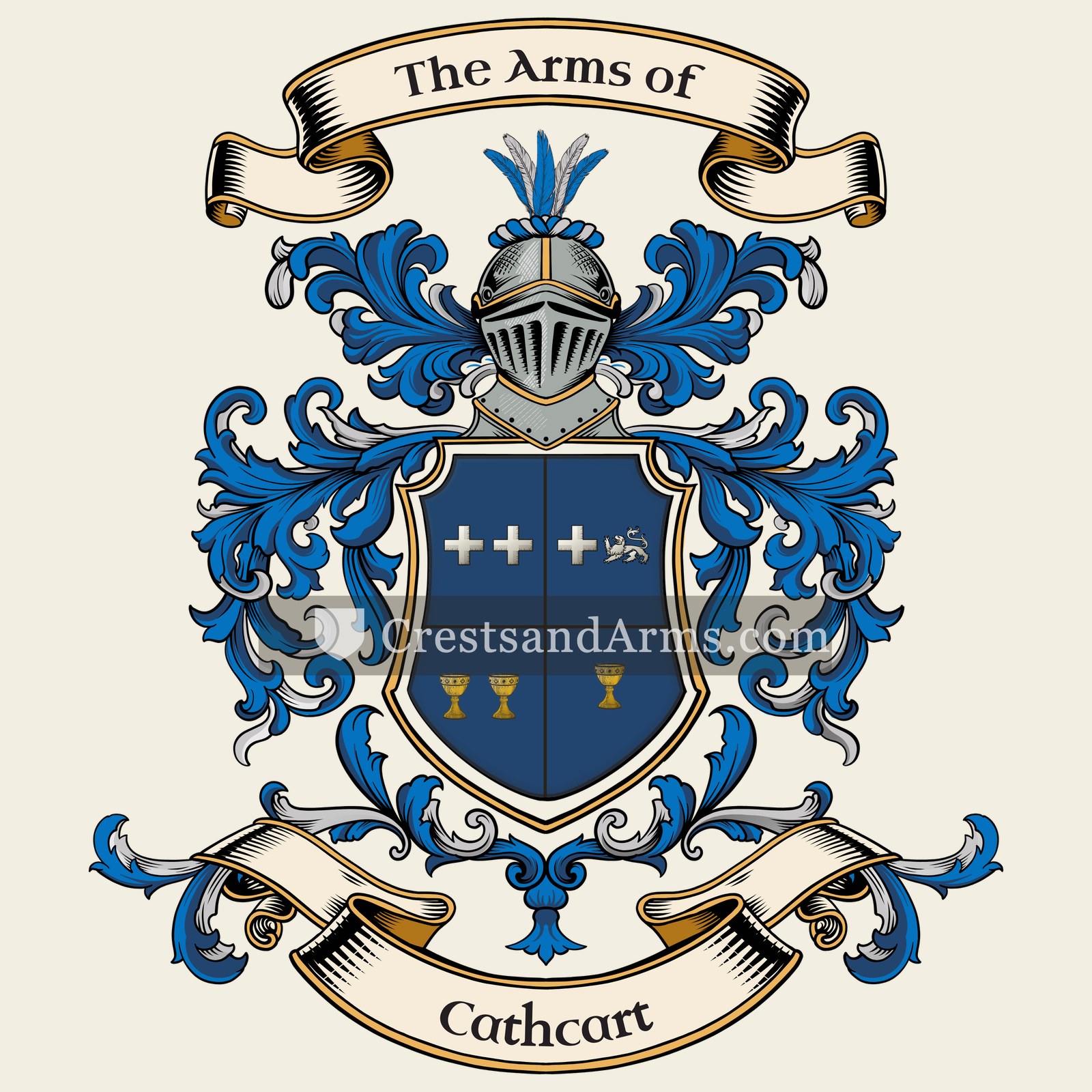 The Cathcart coat of arms