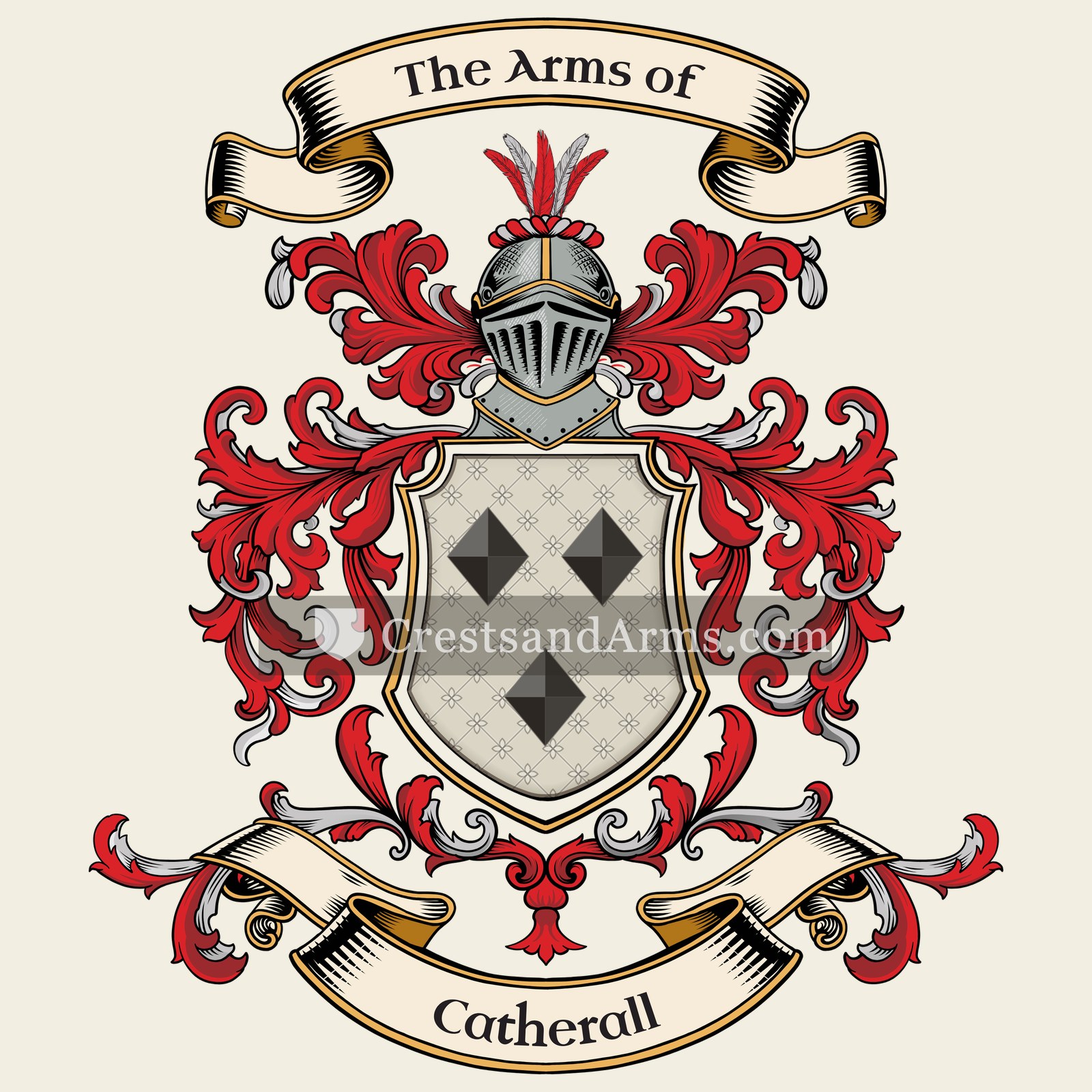 The Catherall coat of arms