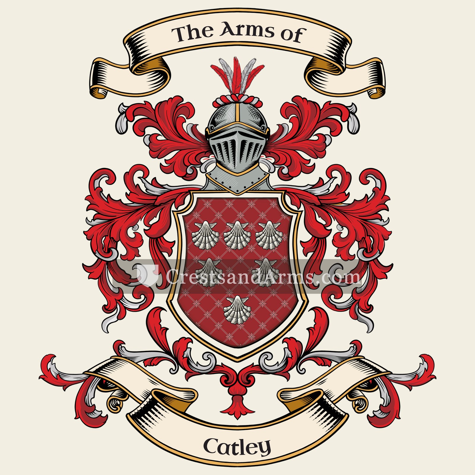 The Catley coat of arms