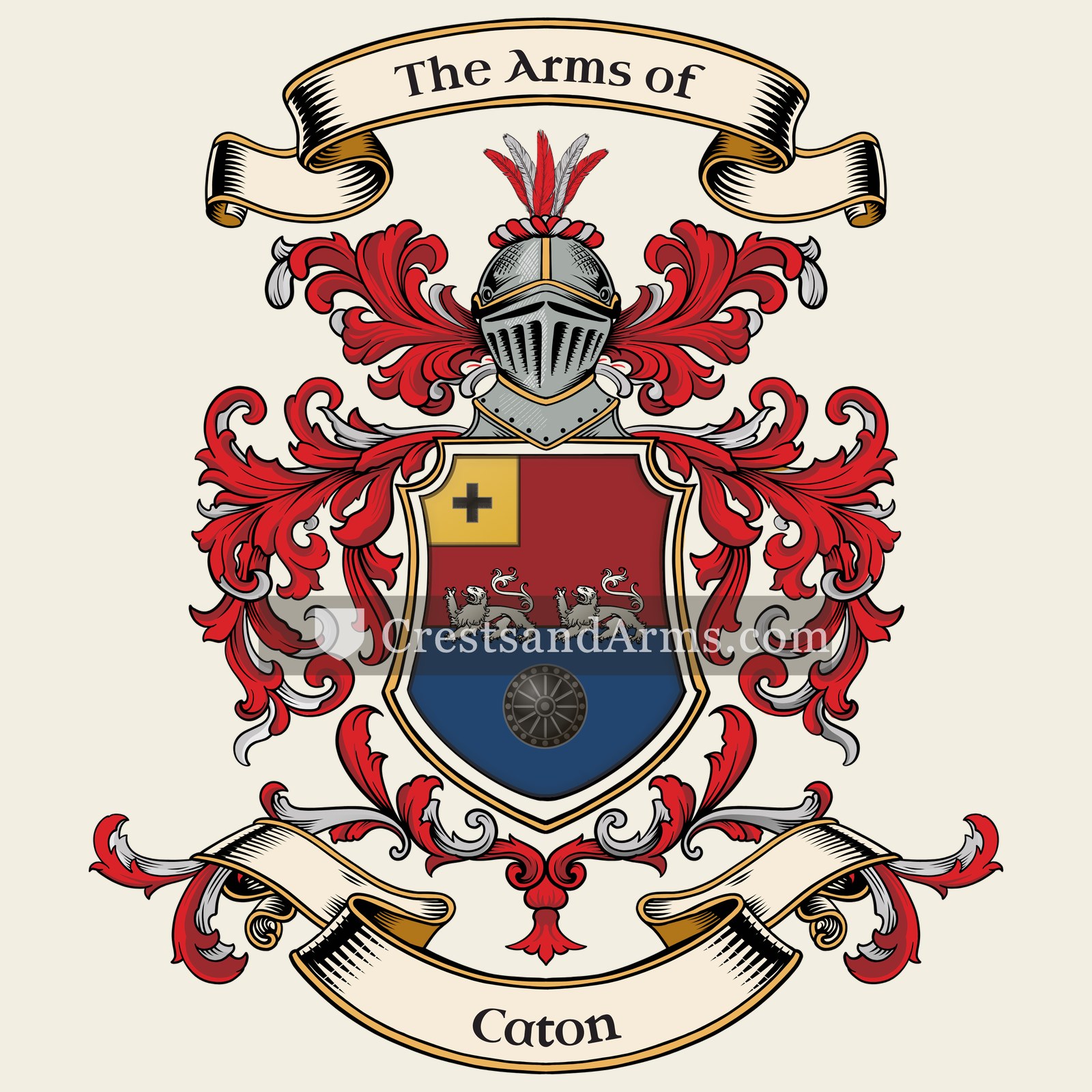 The Caton coat of arms