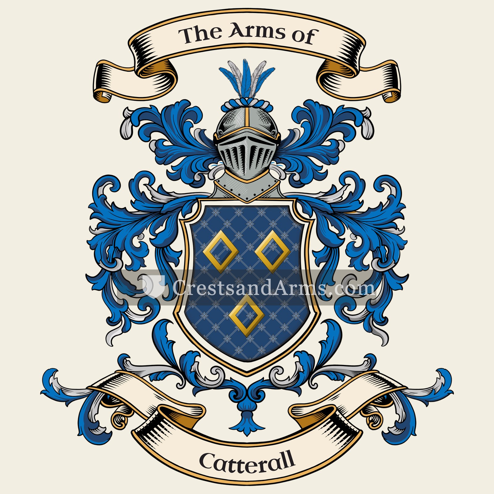 The Catterall coat of arms