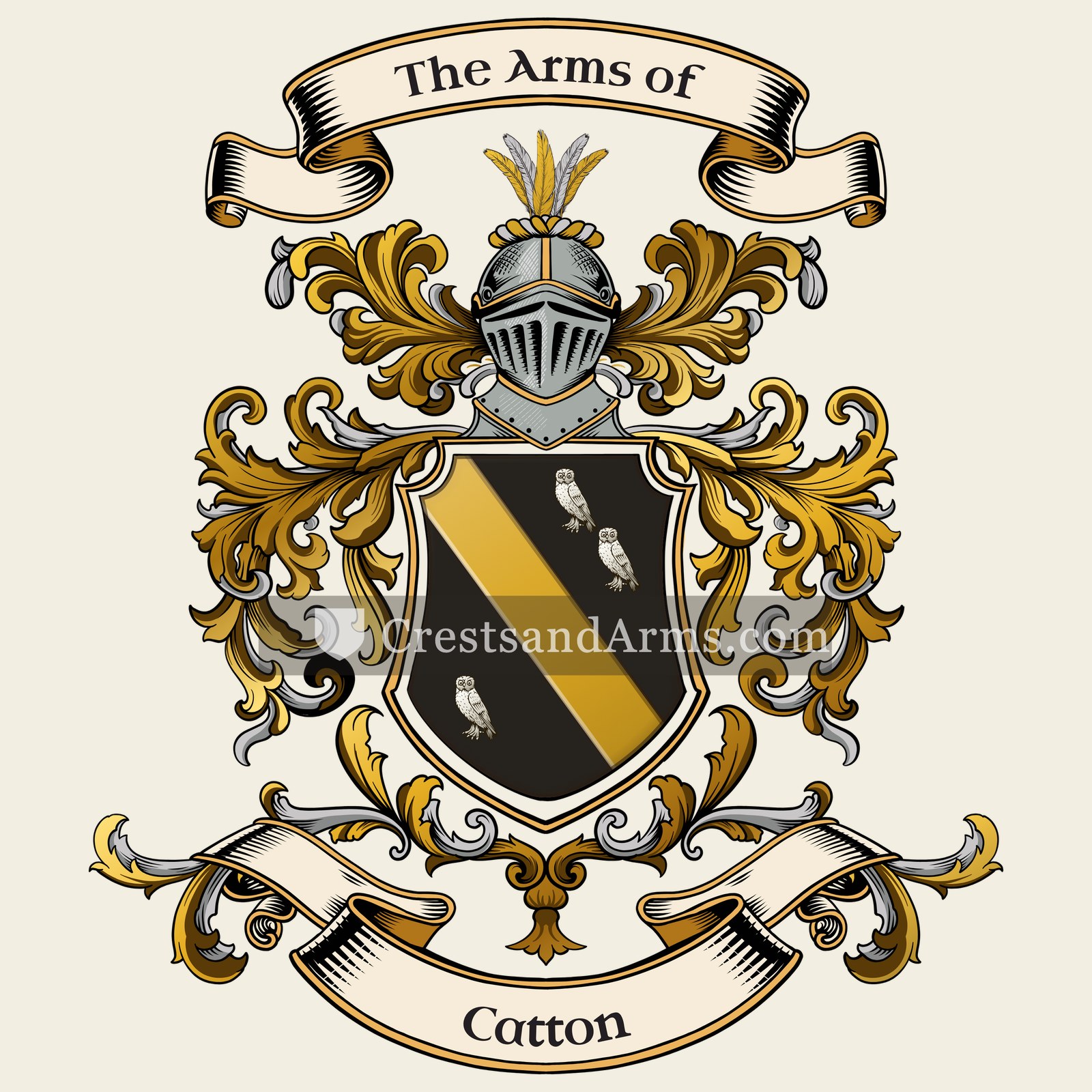 The Catton coat of arms
