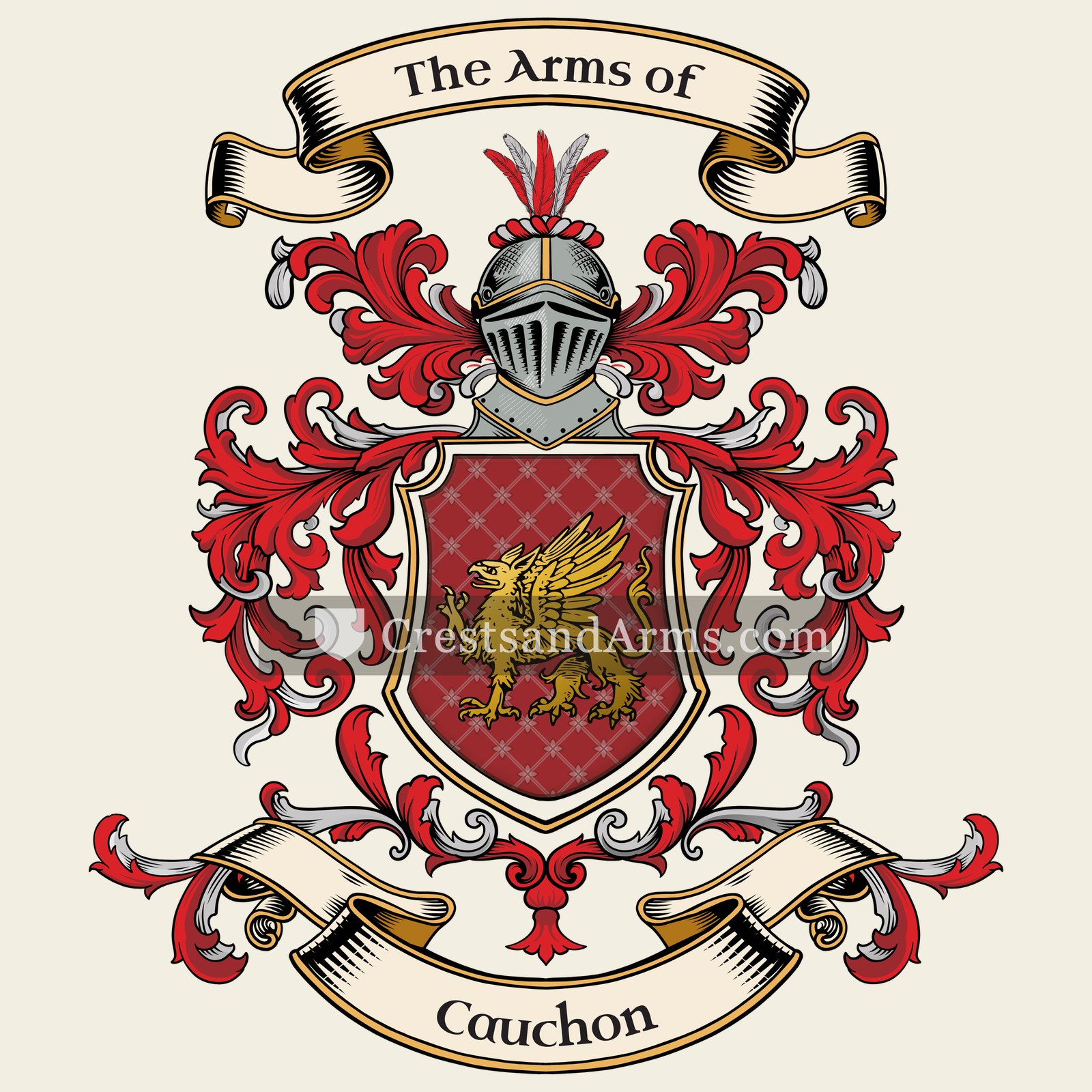 The Cauchon coat of arms
