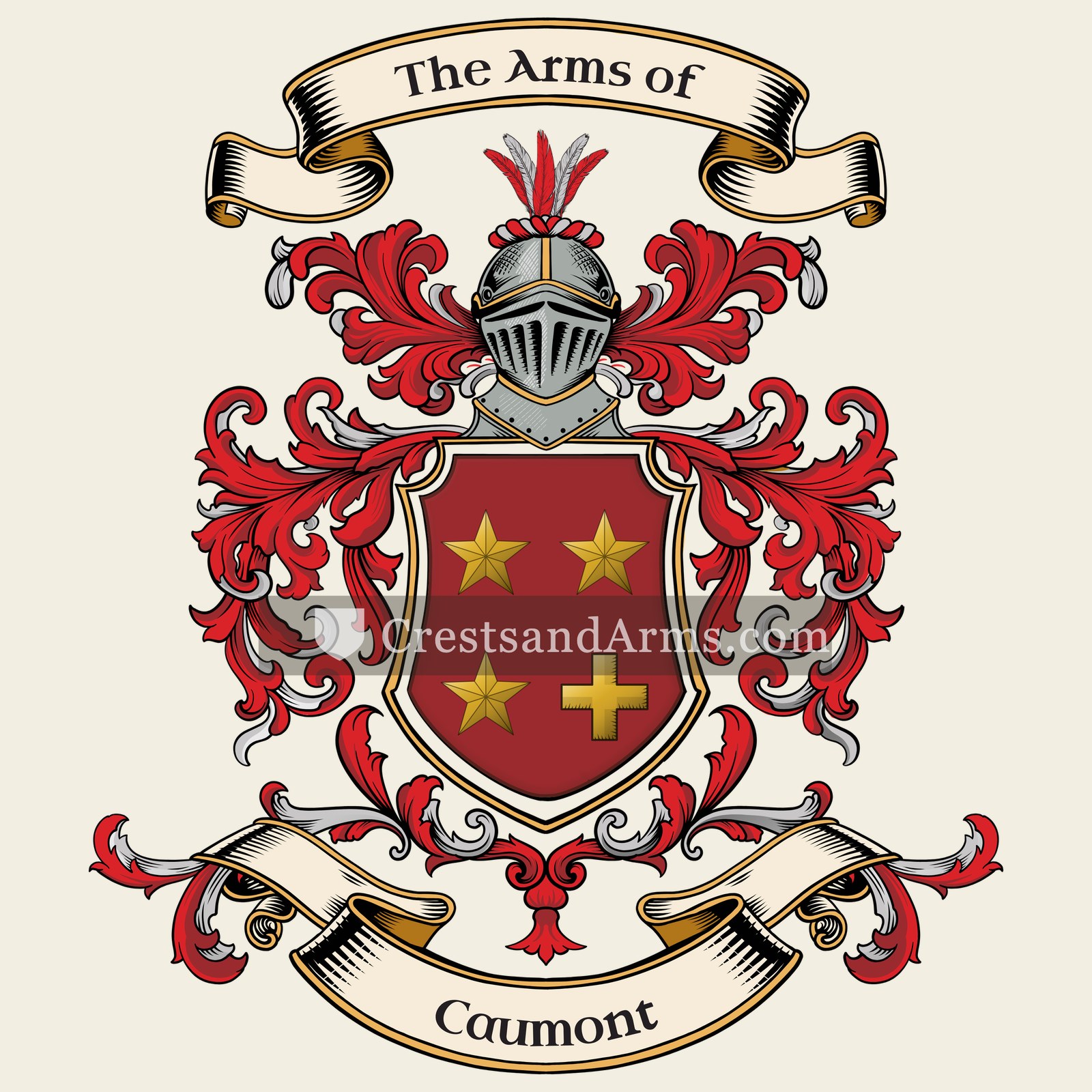 The Caumont coat of arms