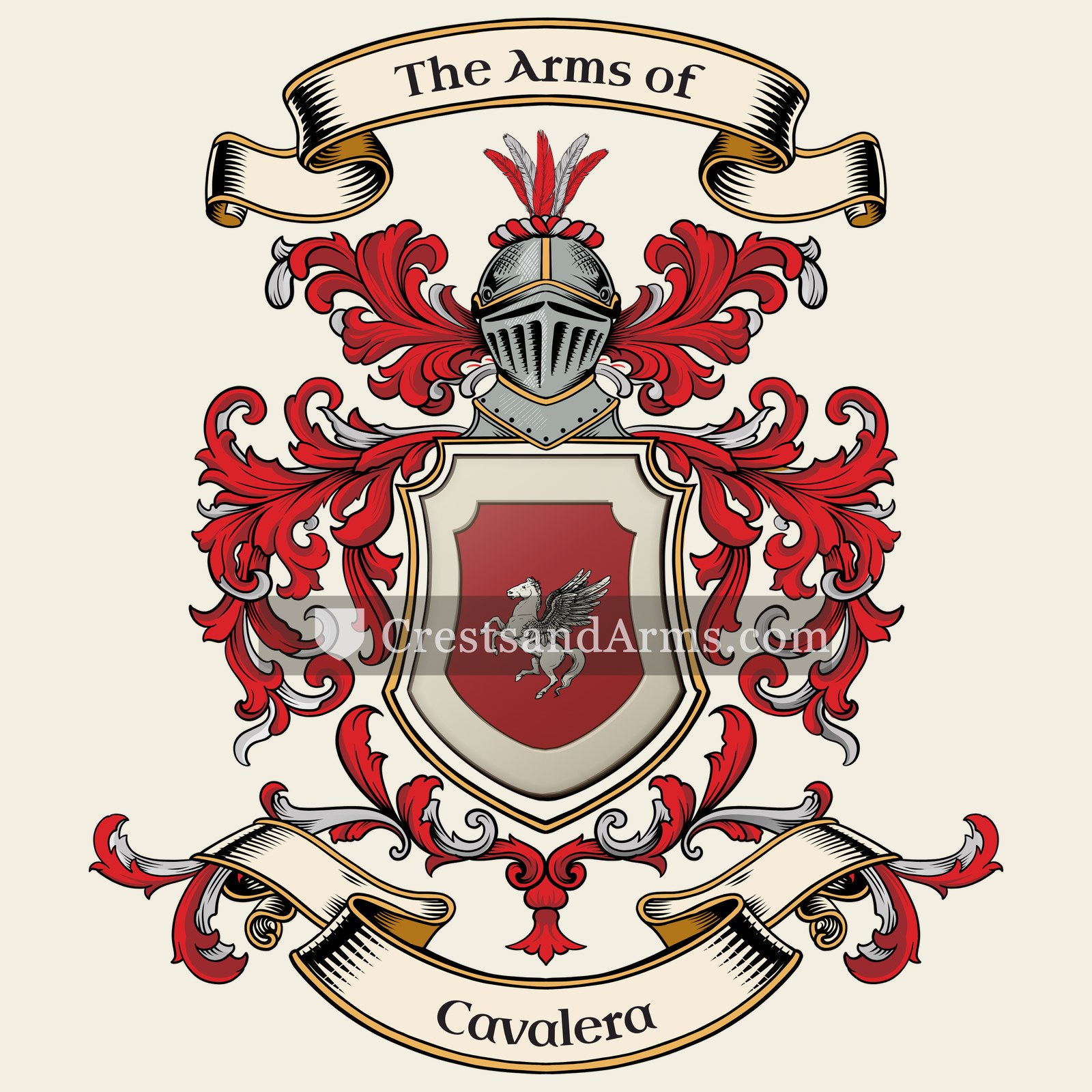 The Cavalera coat of arms
