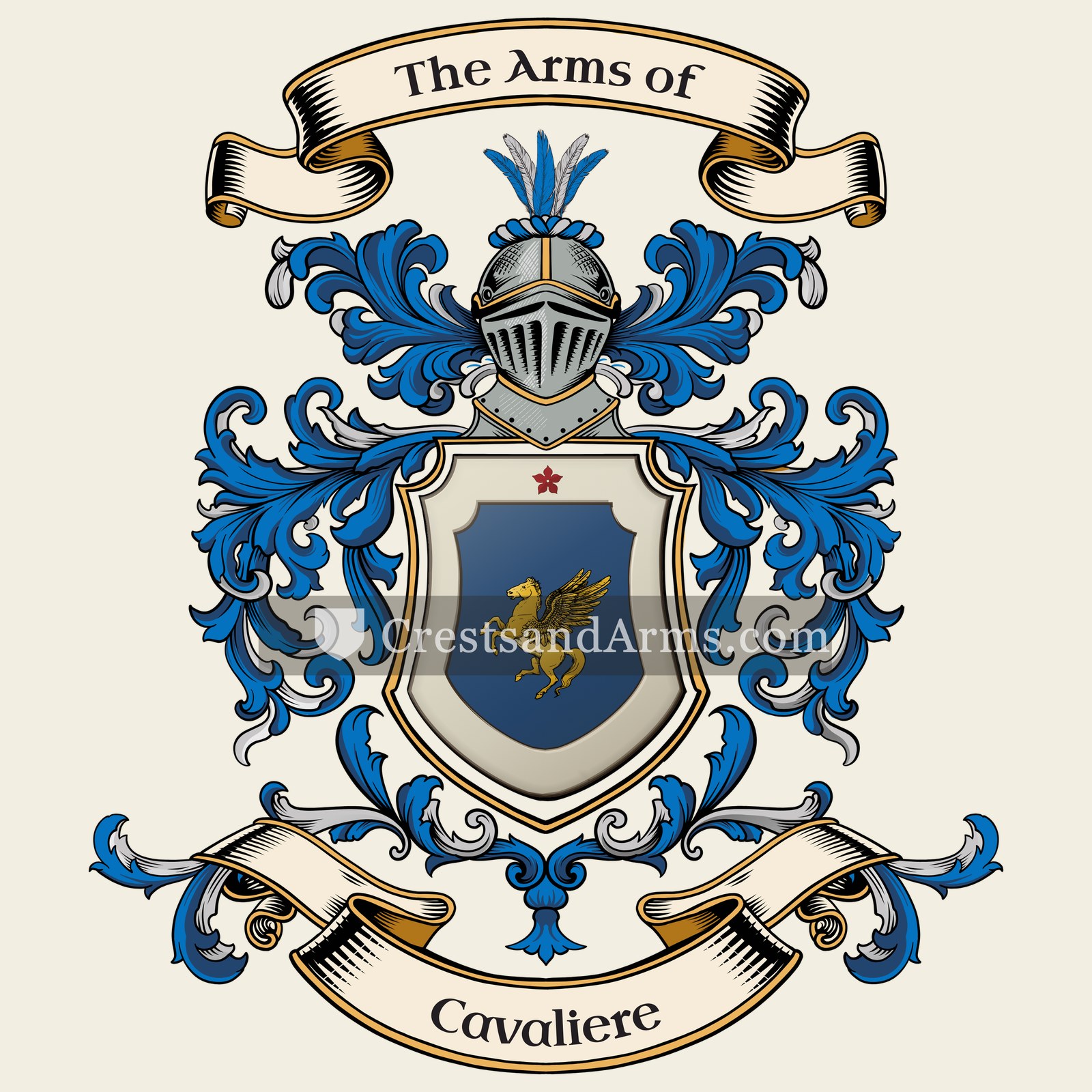 The Cavaliere coat of arms