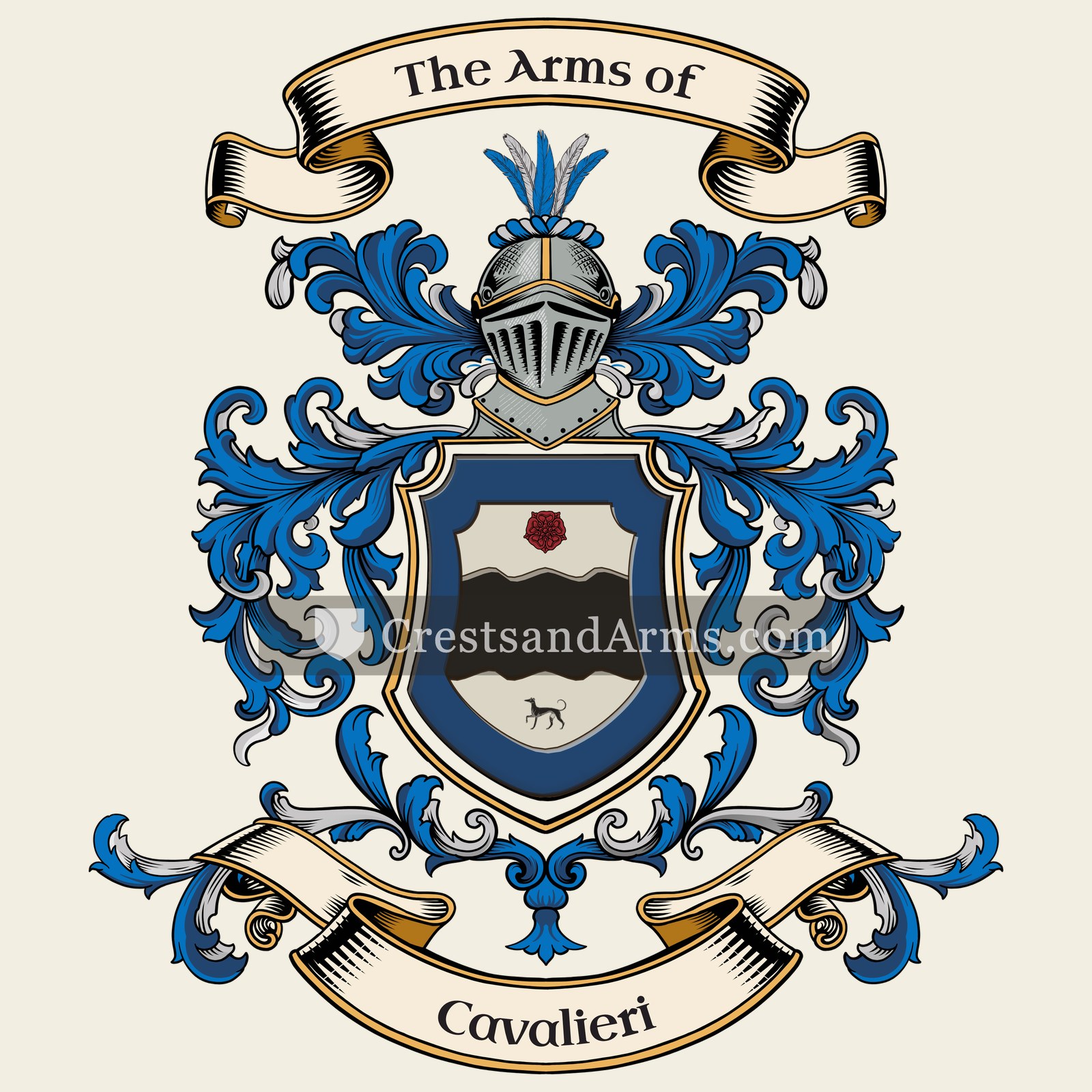 The Cavalieri coat of arms