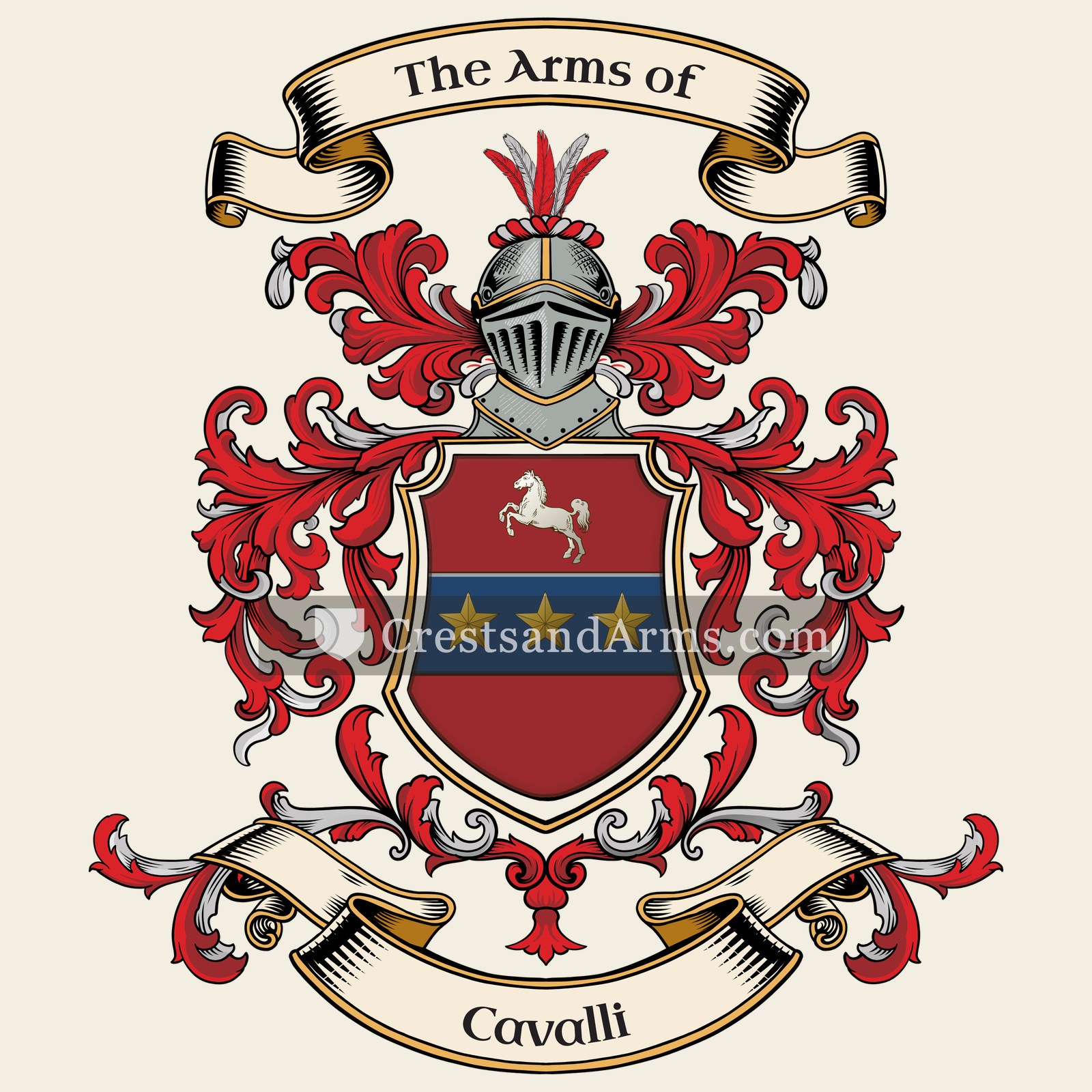 The Cavalli coat of arms