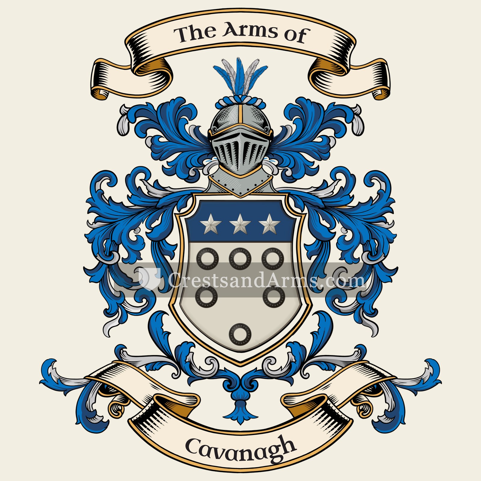 The Cavanagh coat of arms