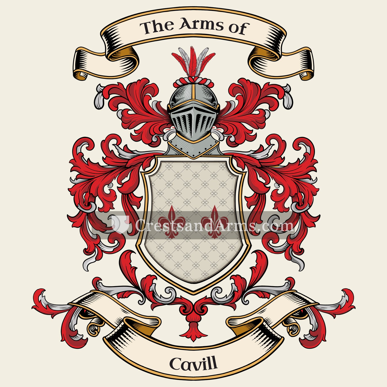 The Cavill coat of arms