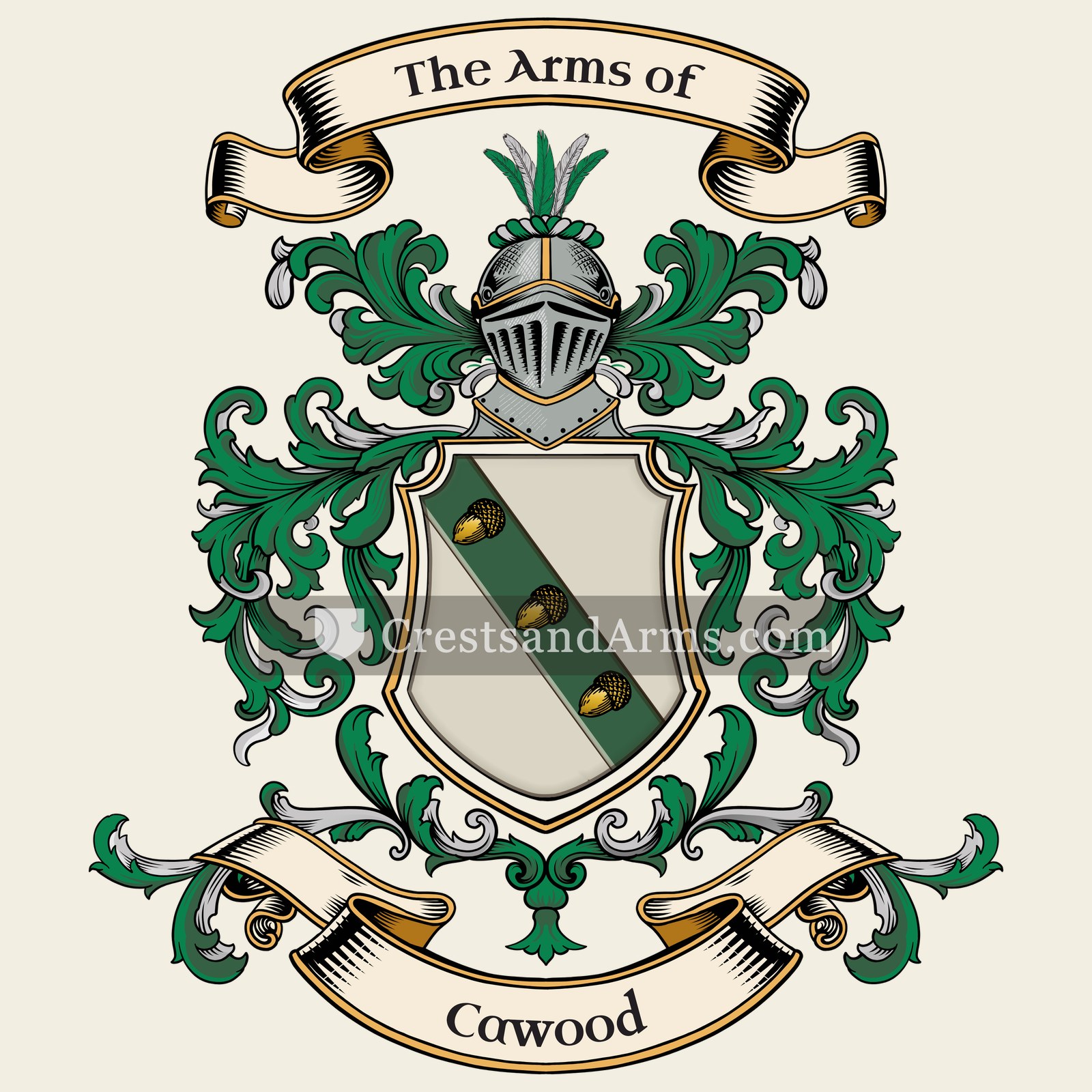 The Cawood coat of arms