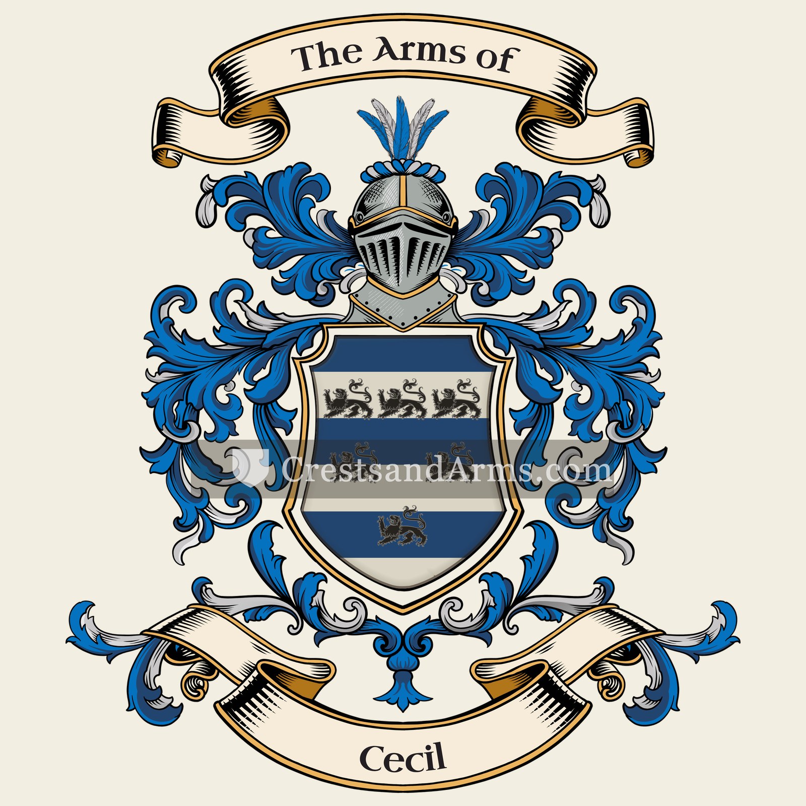 The Cecil coat of arms