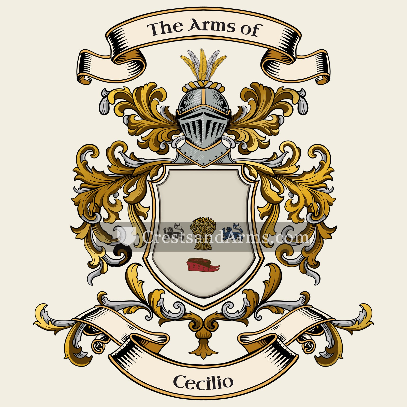 The Cecilio coat of arms