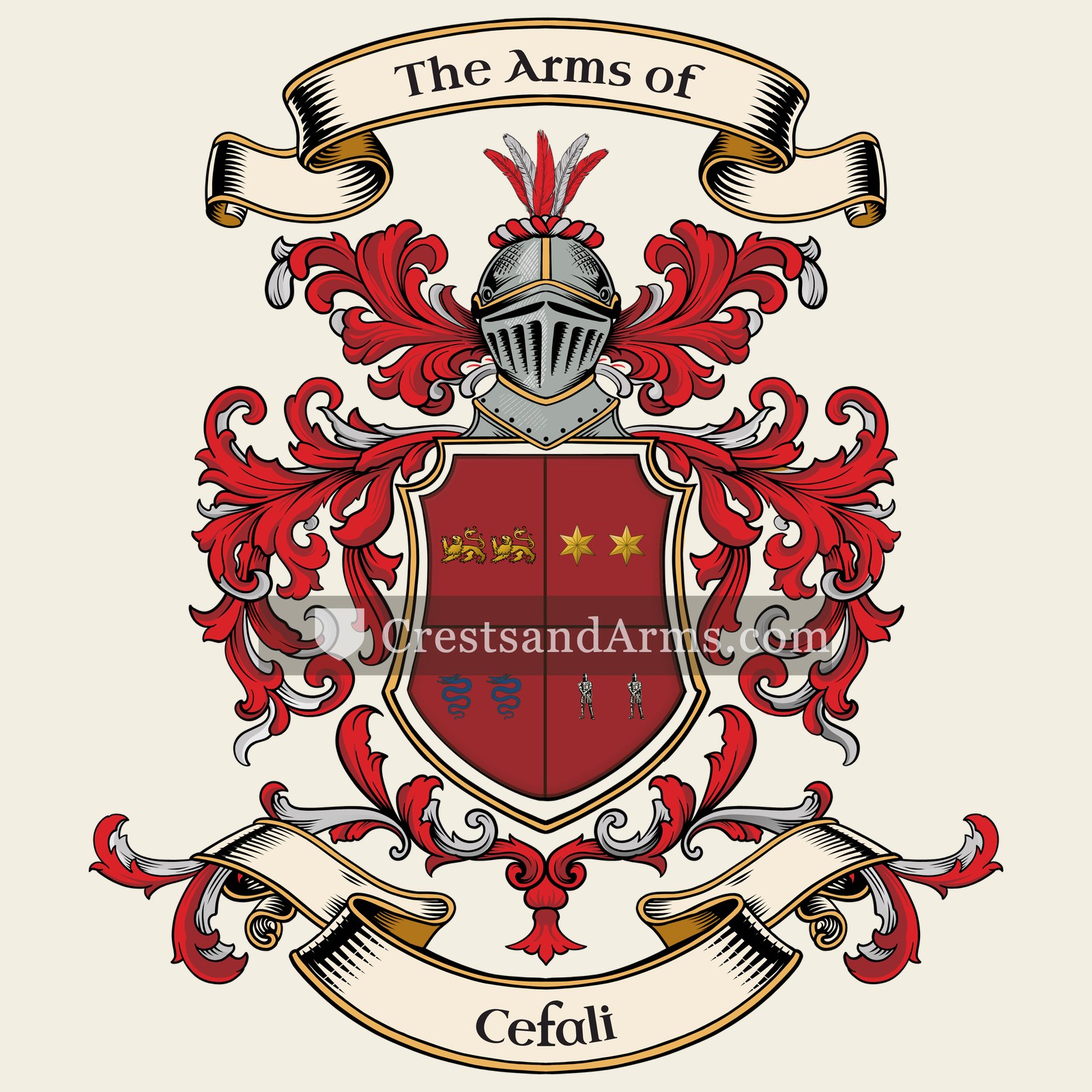 The Cefali coat of arms
