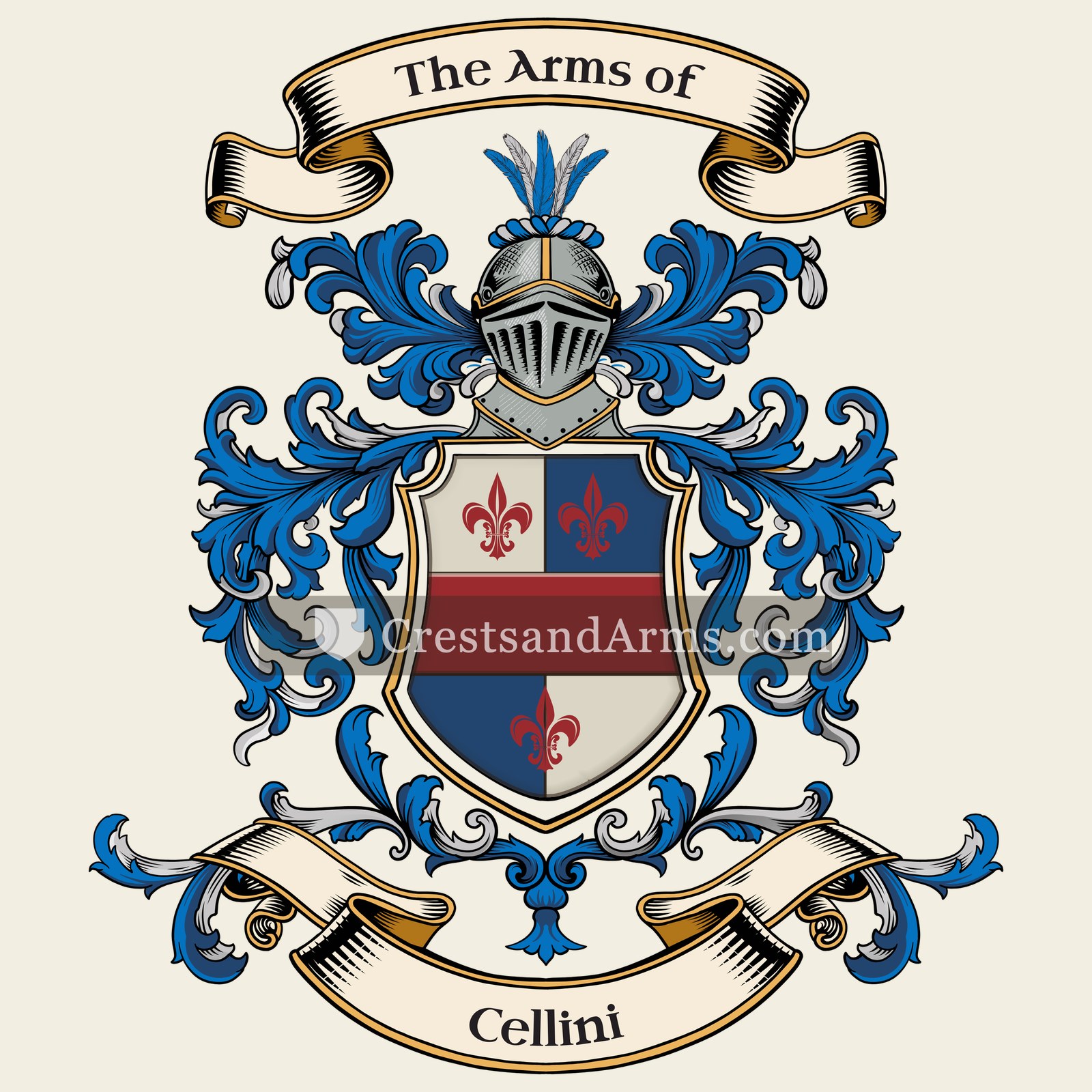 The Cellini coat of arms