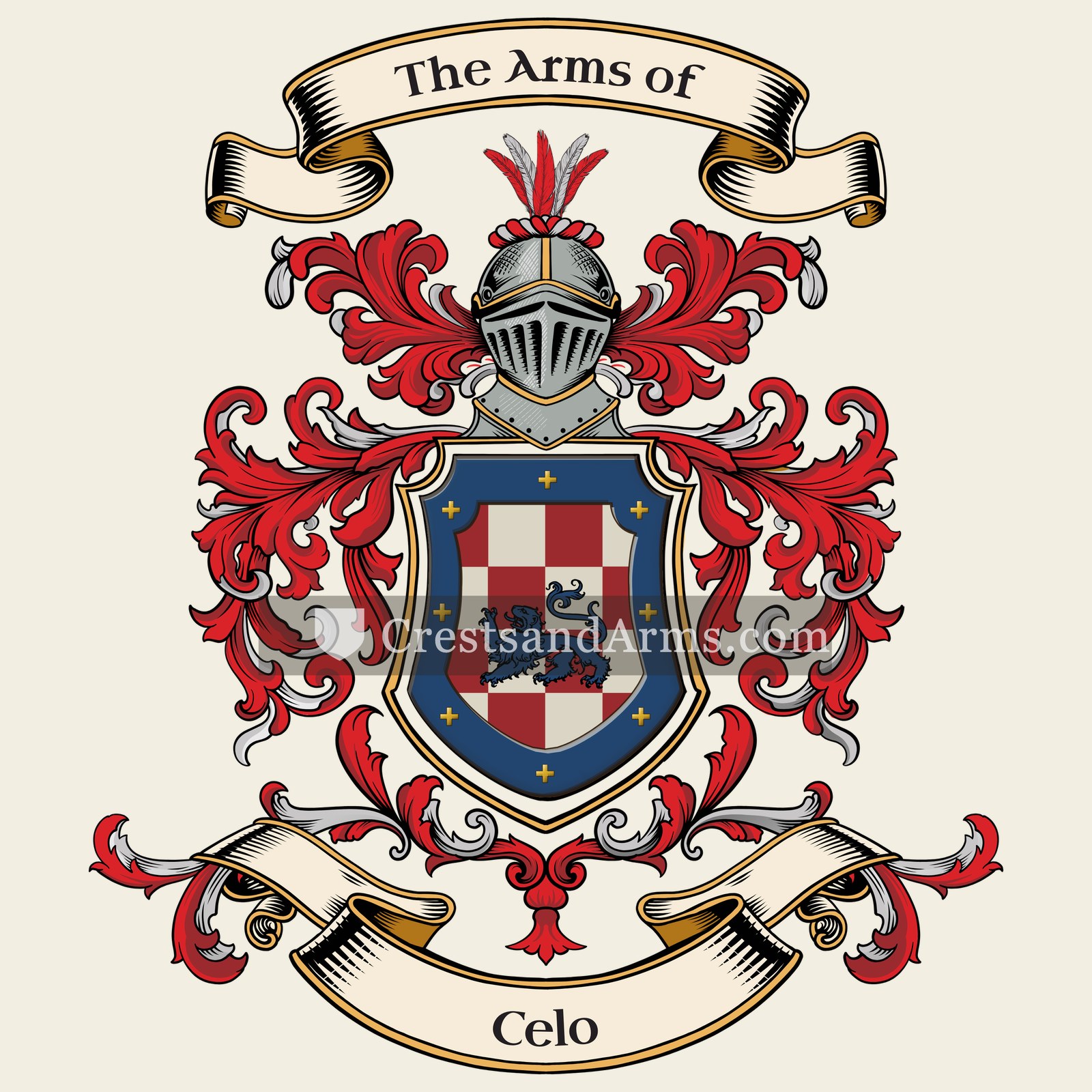 The Celo coat of arms