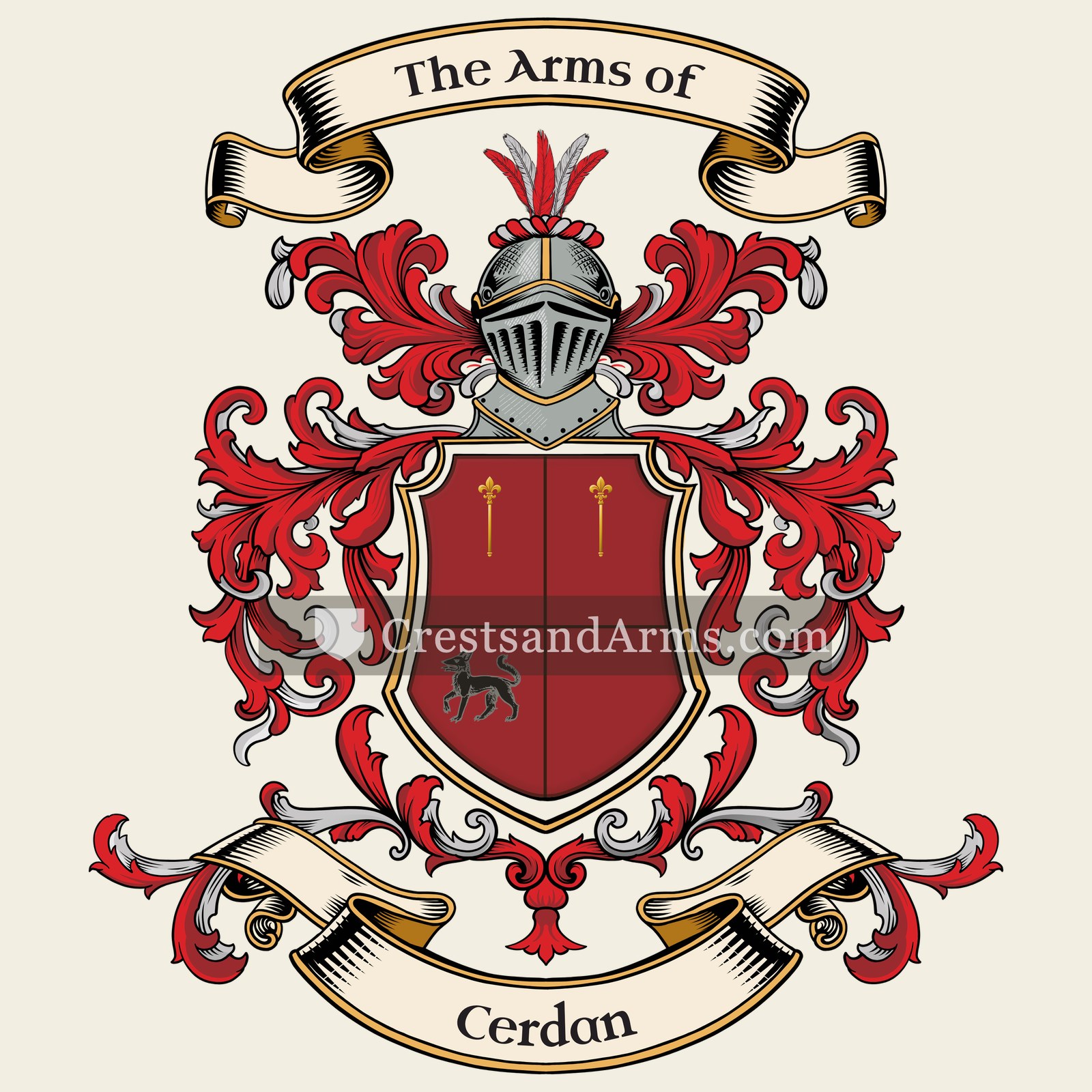 The Cerdan coat of arms