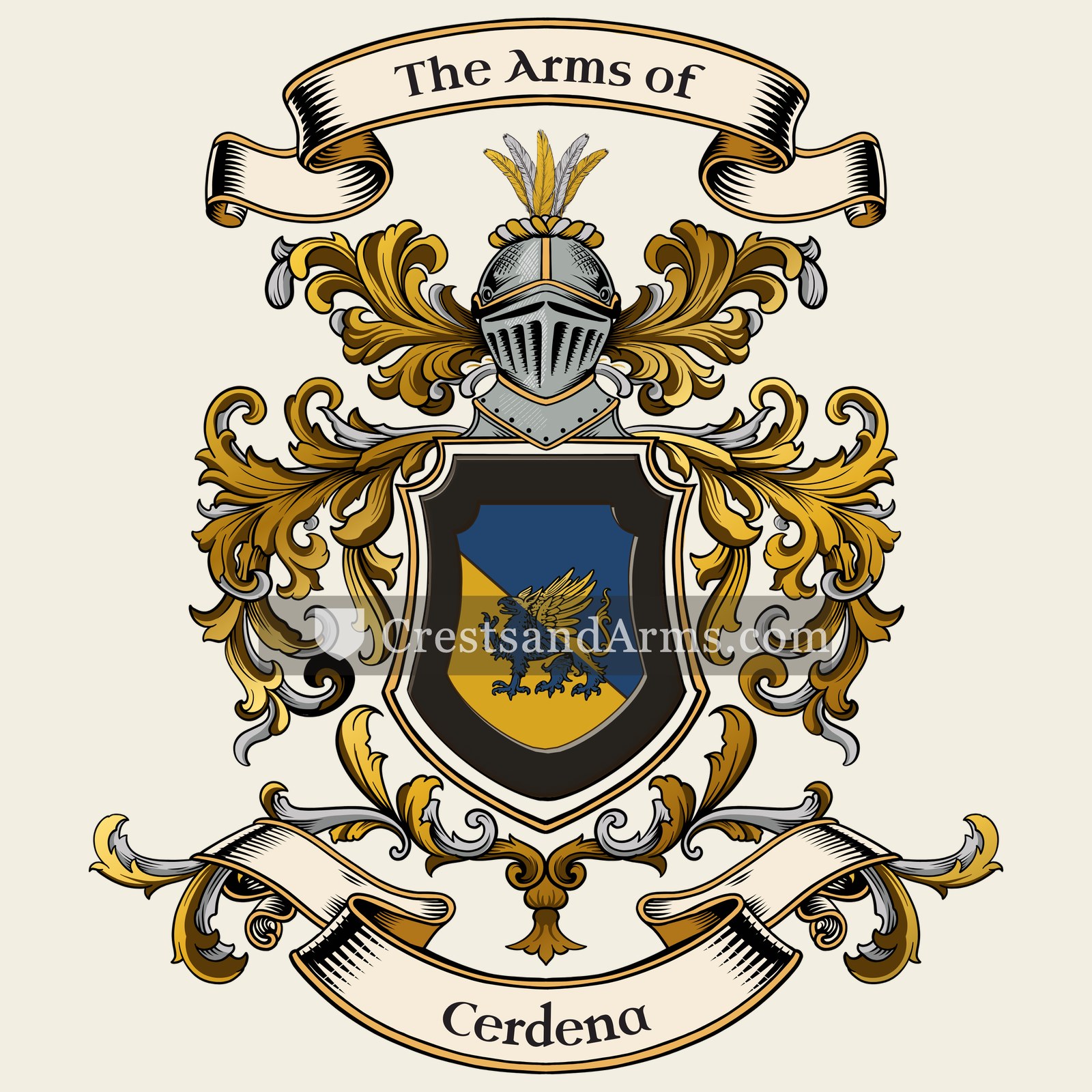 The Cerdena coat of arms