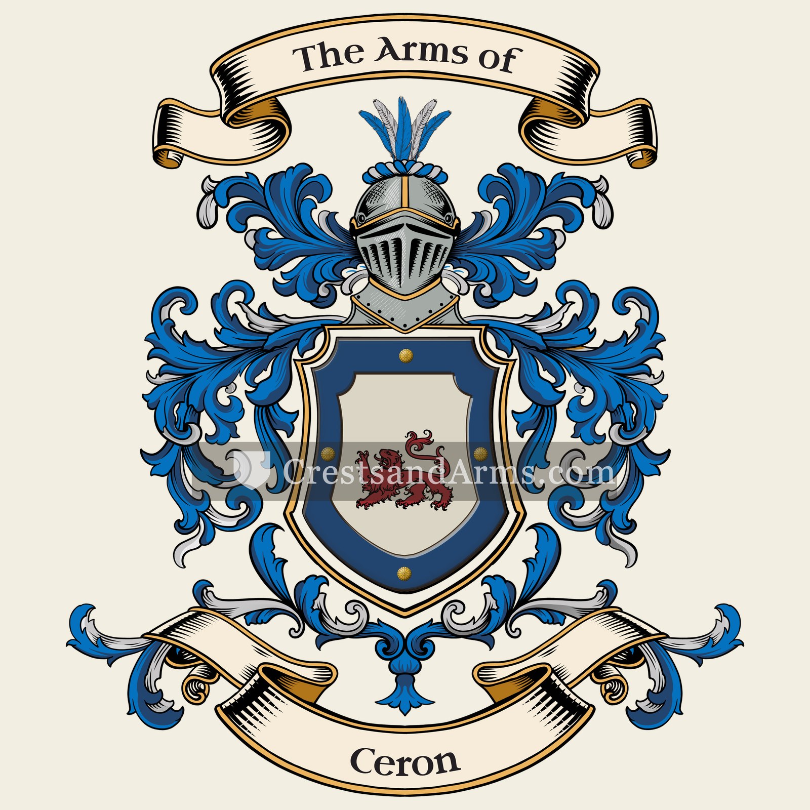 The Ceron coat of arms