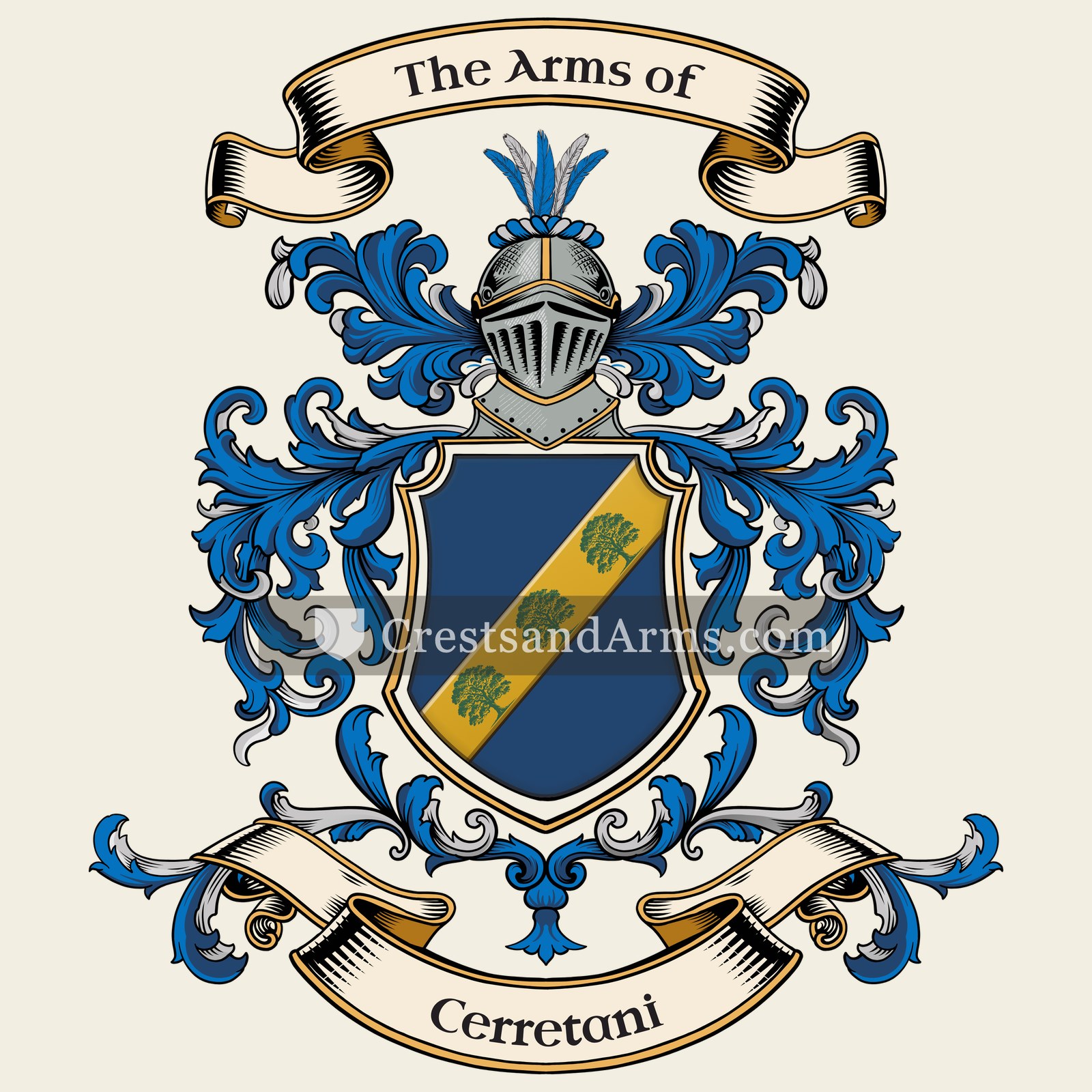 The Cerretani coat of arms
