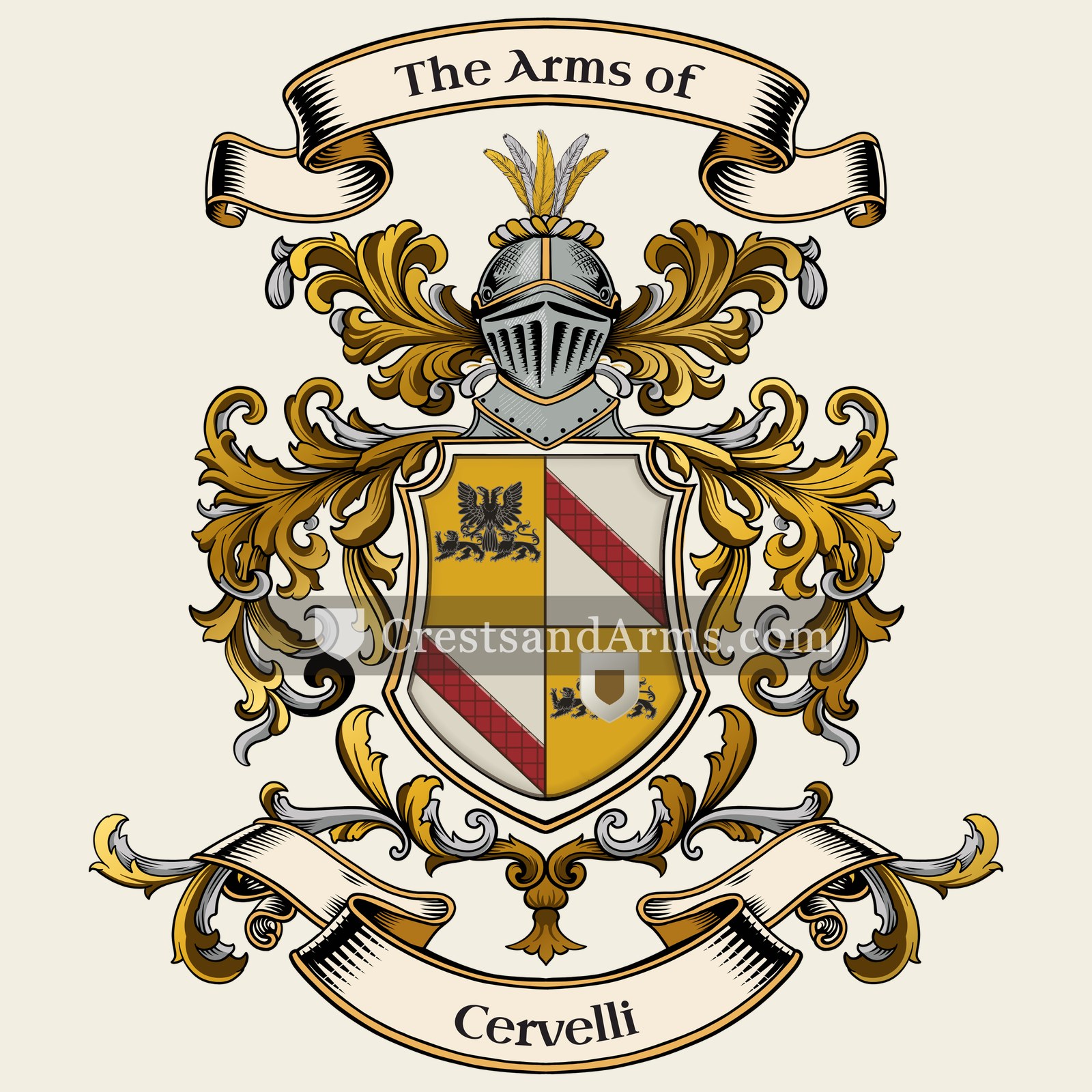 The Cervelli coat of arms