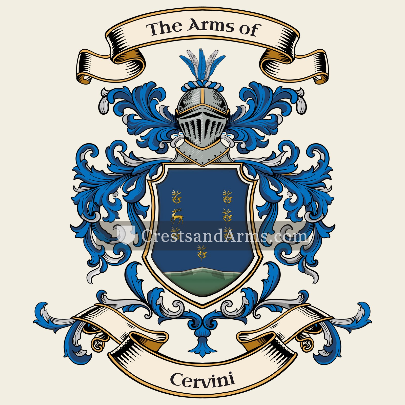 The Cervini coat of arms
