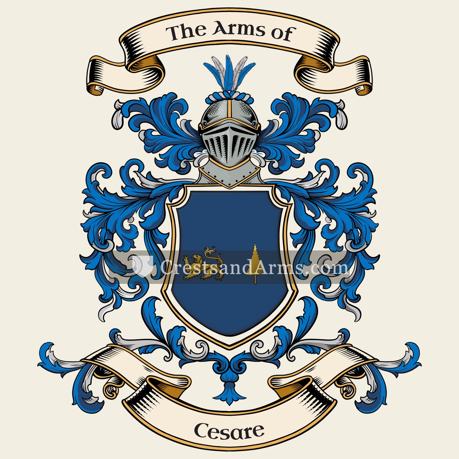 The Cesare coat of arms