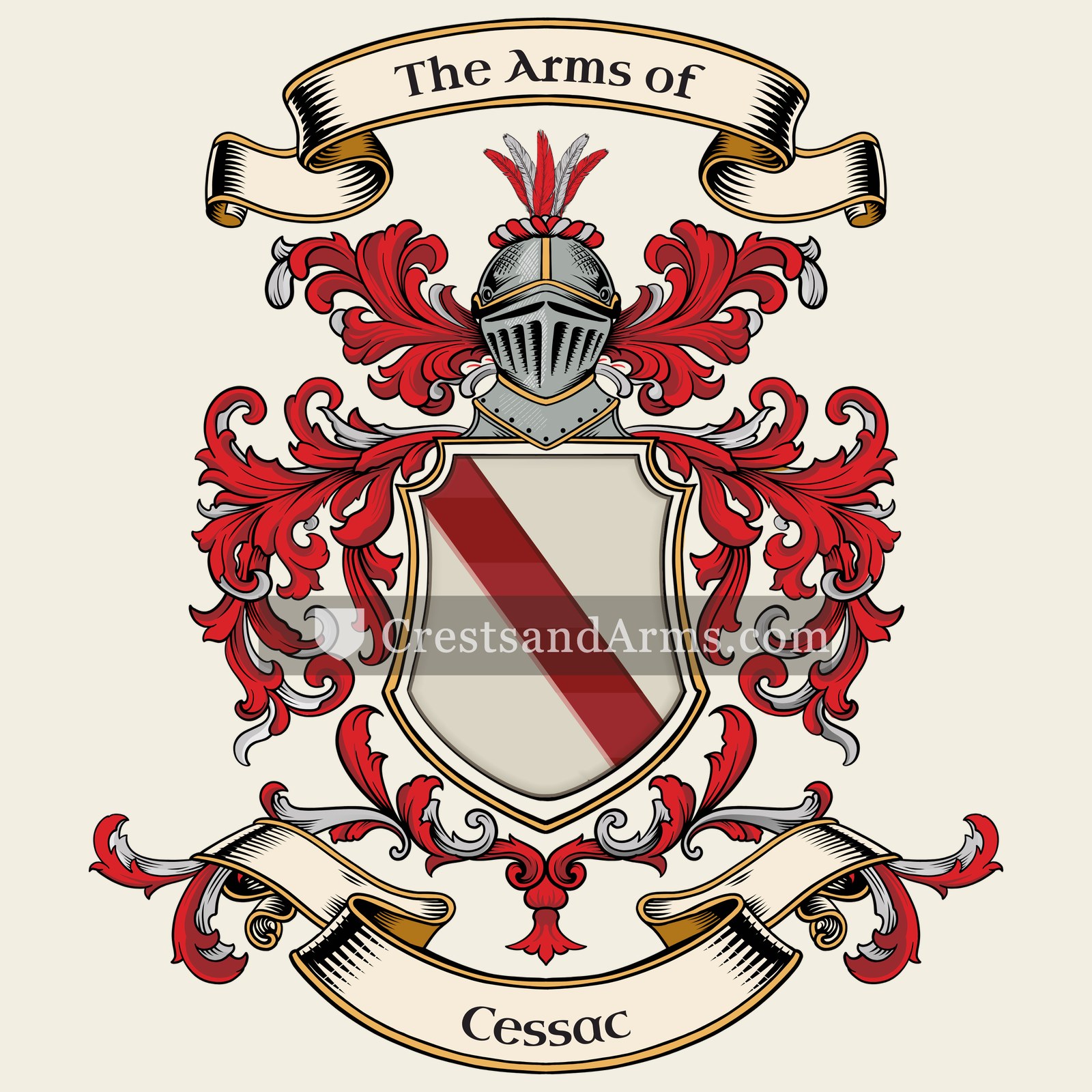 The Cessac coat of arms