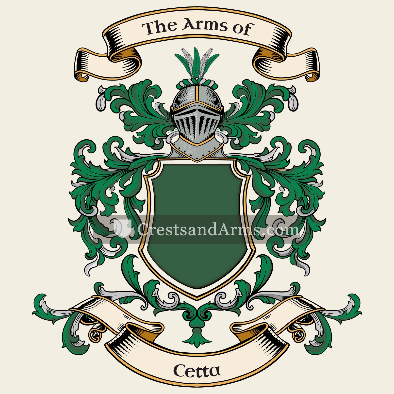 The Cetta coat of arms