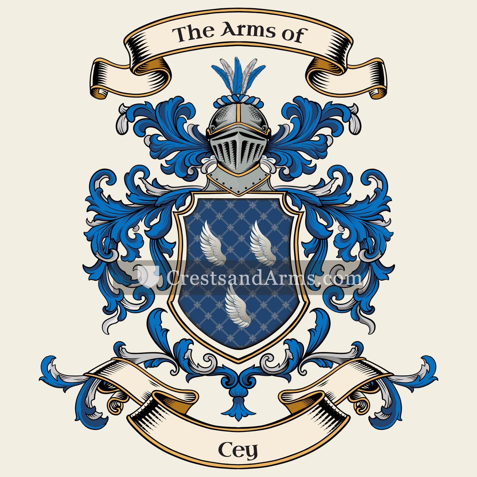 The Cey coat of arms