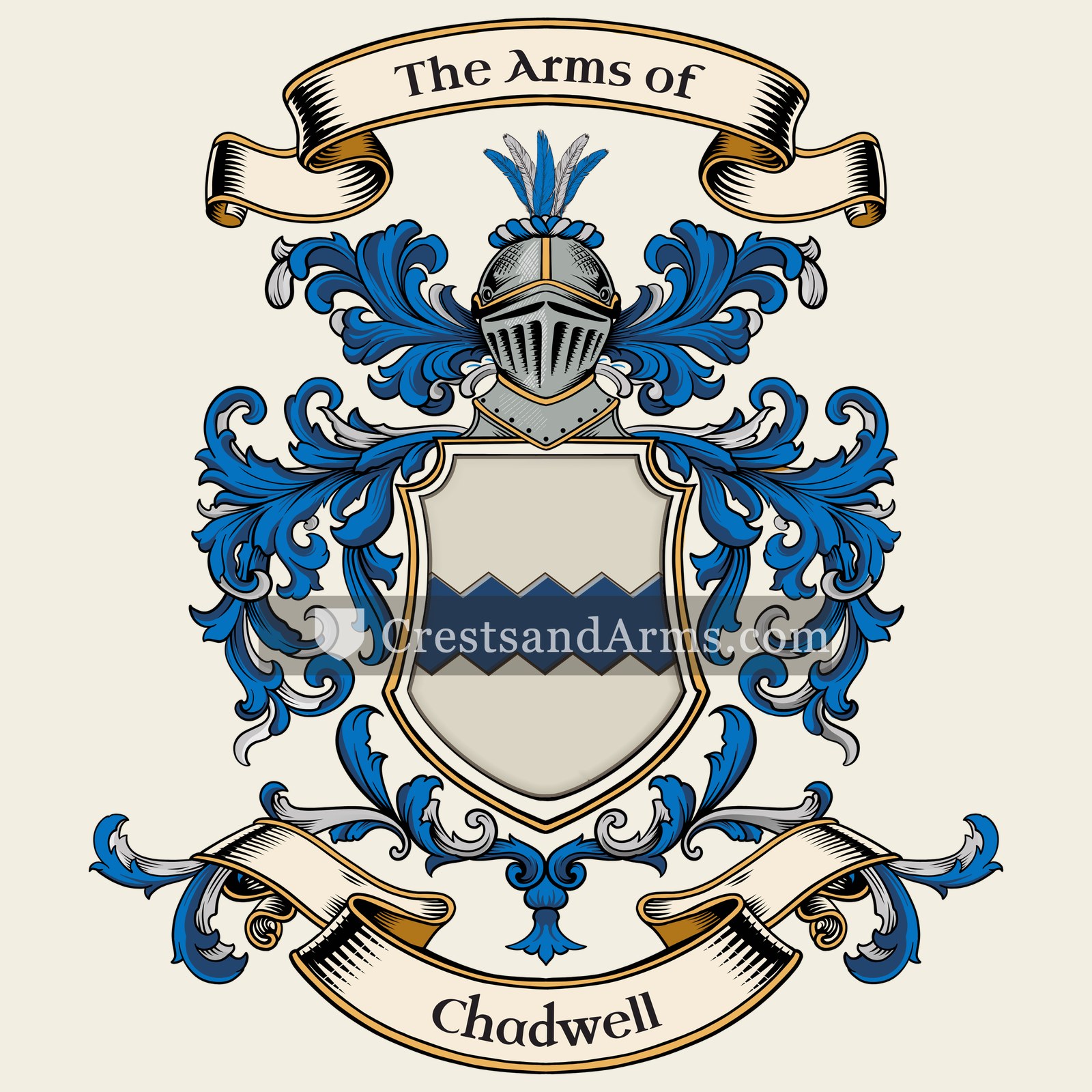 The Chadwell coat of arms
