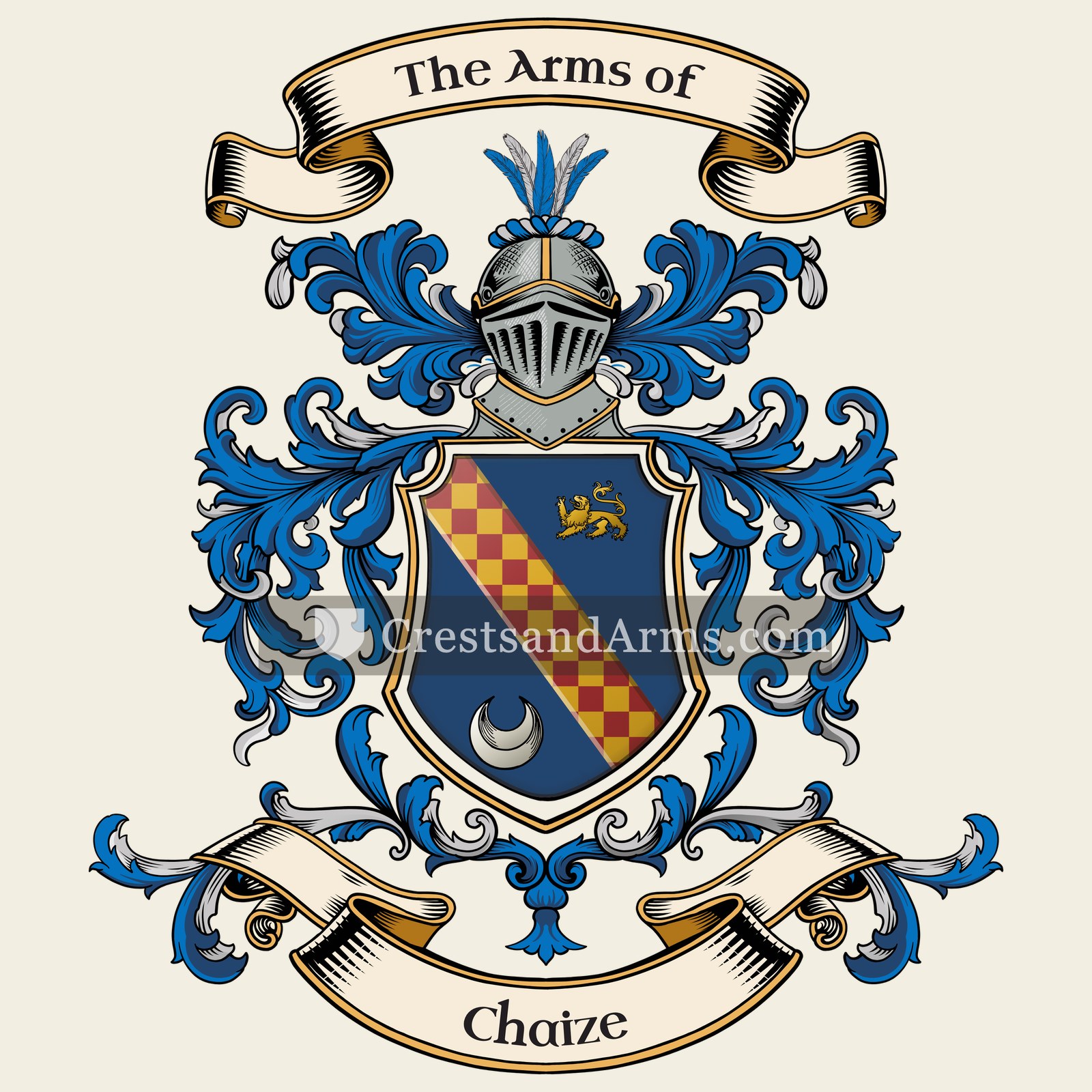 The Chaize coat of arms